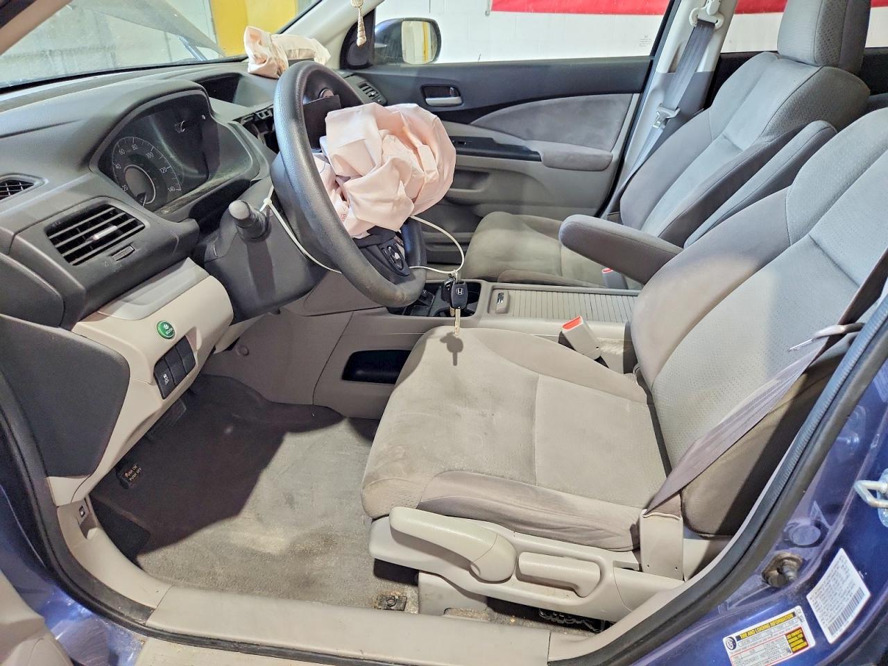 2013 Honda Cr-v Ex Blue vin: 2HKRM4H55DH644315