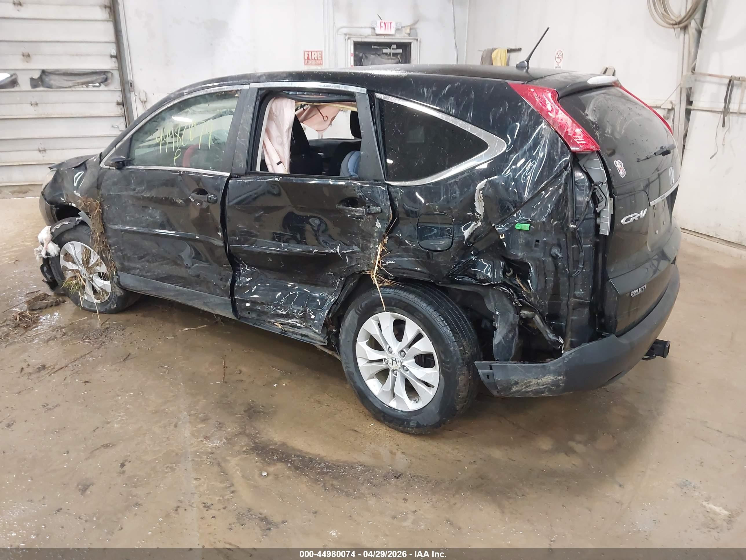 2013 Honda Cr-v Ex Black vin: 2HKRM4H55DH656769