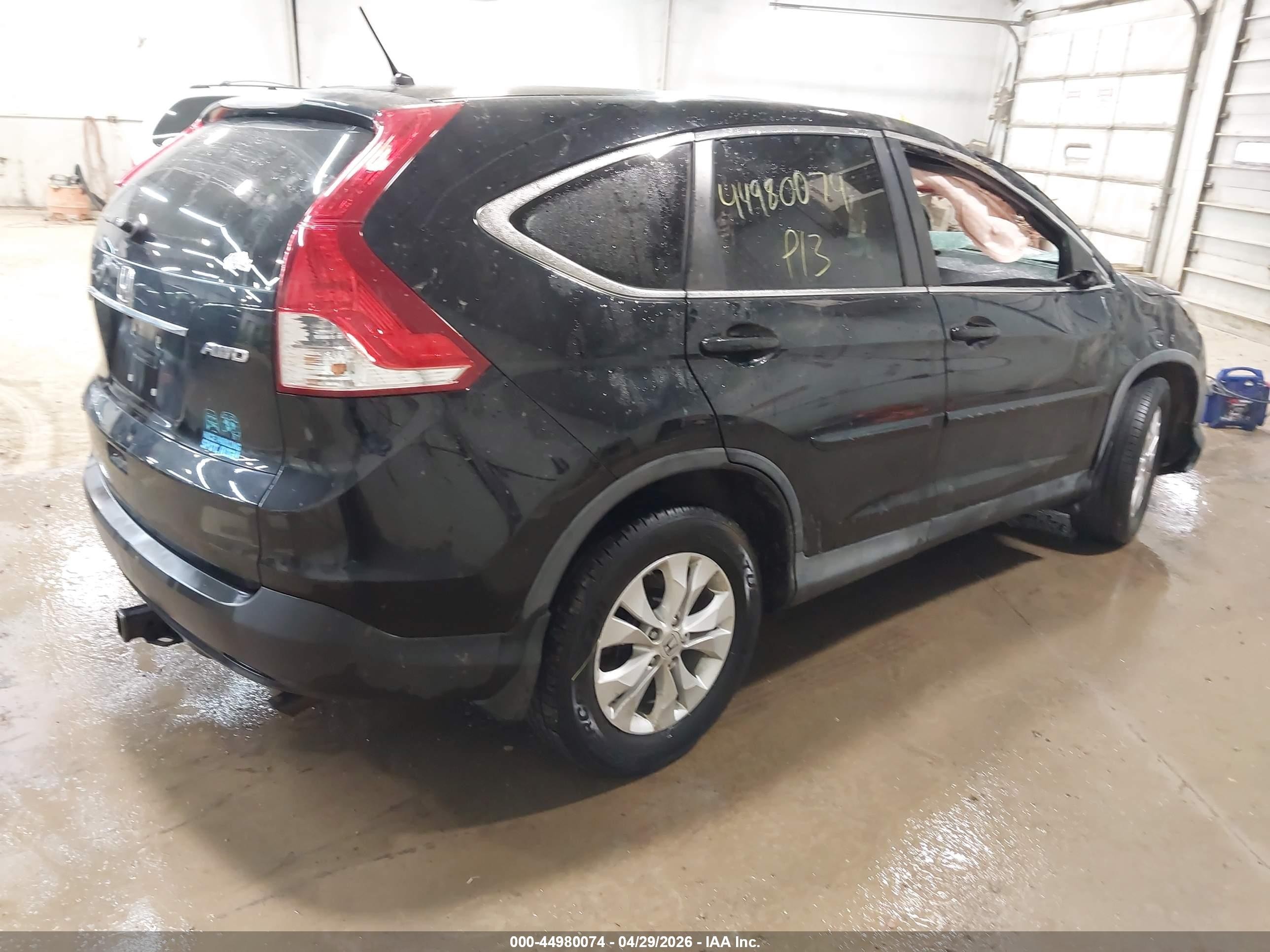 2013 Honda Cr-v Ex Black vin: 2HKRM4H55DH656769