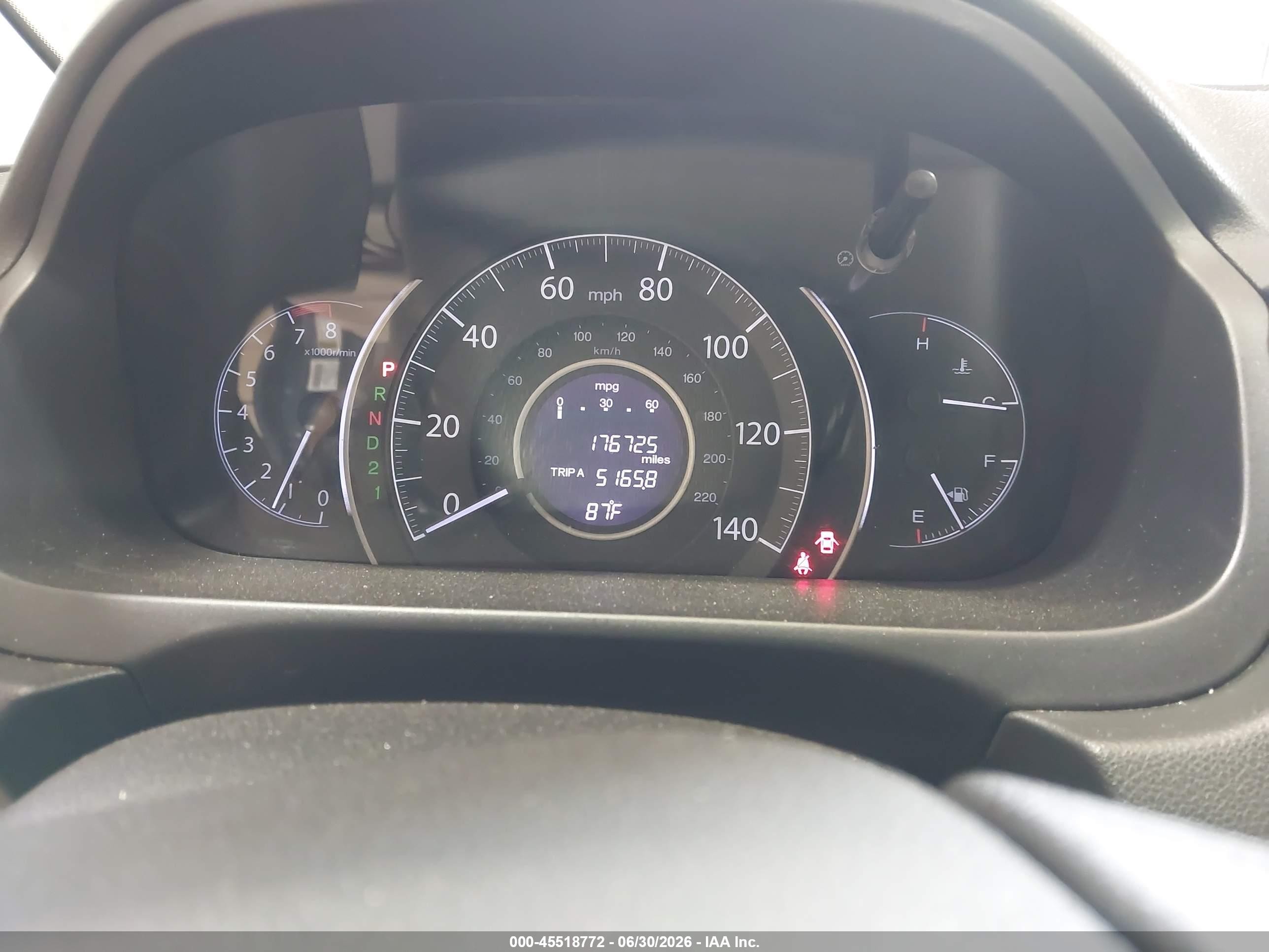 2013 Honda Cr-v Ex Blue vin: 2HKRM4H55DH683602