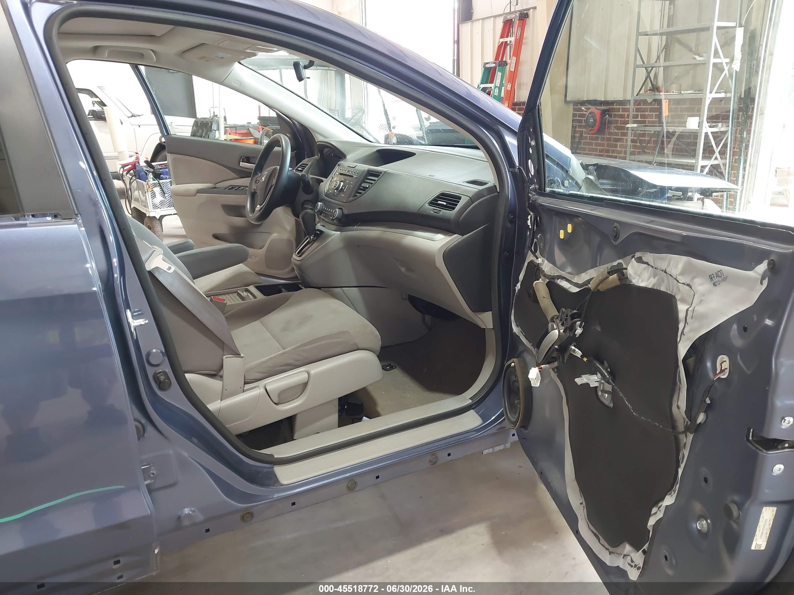 2013 Honda Cr-v Ex Blue vin: 2HKRM4H55DH683602