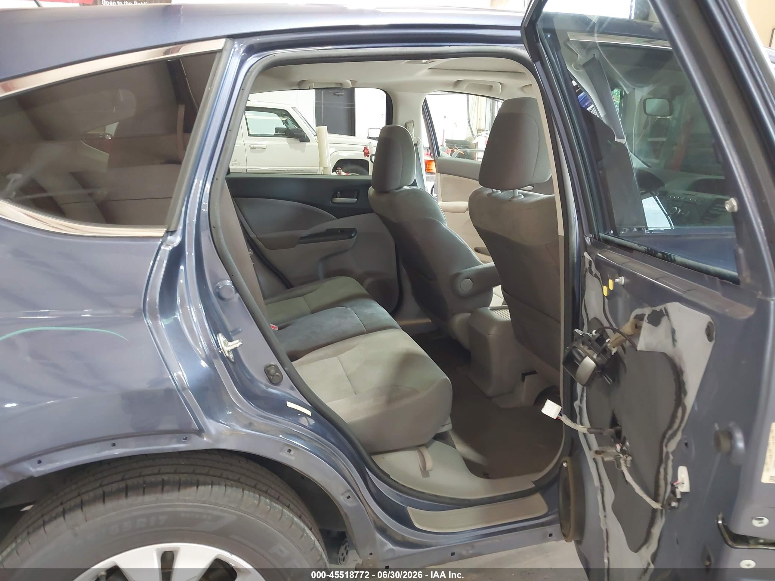 2013 Honda Cr-v Ex Blue vin: 2HKRM4H55DH683602