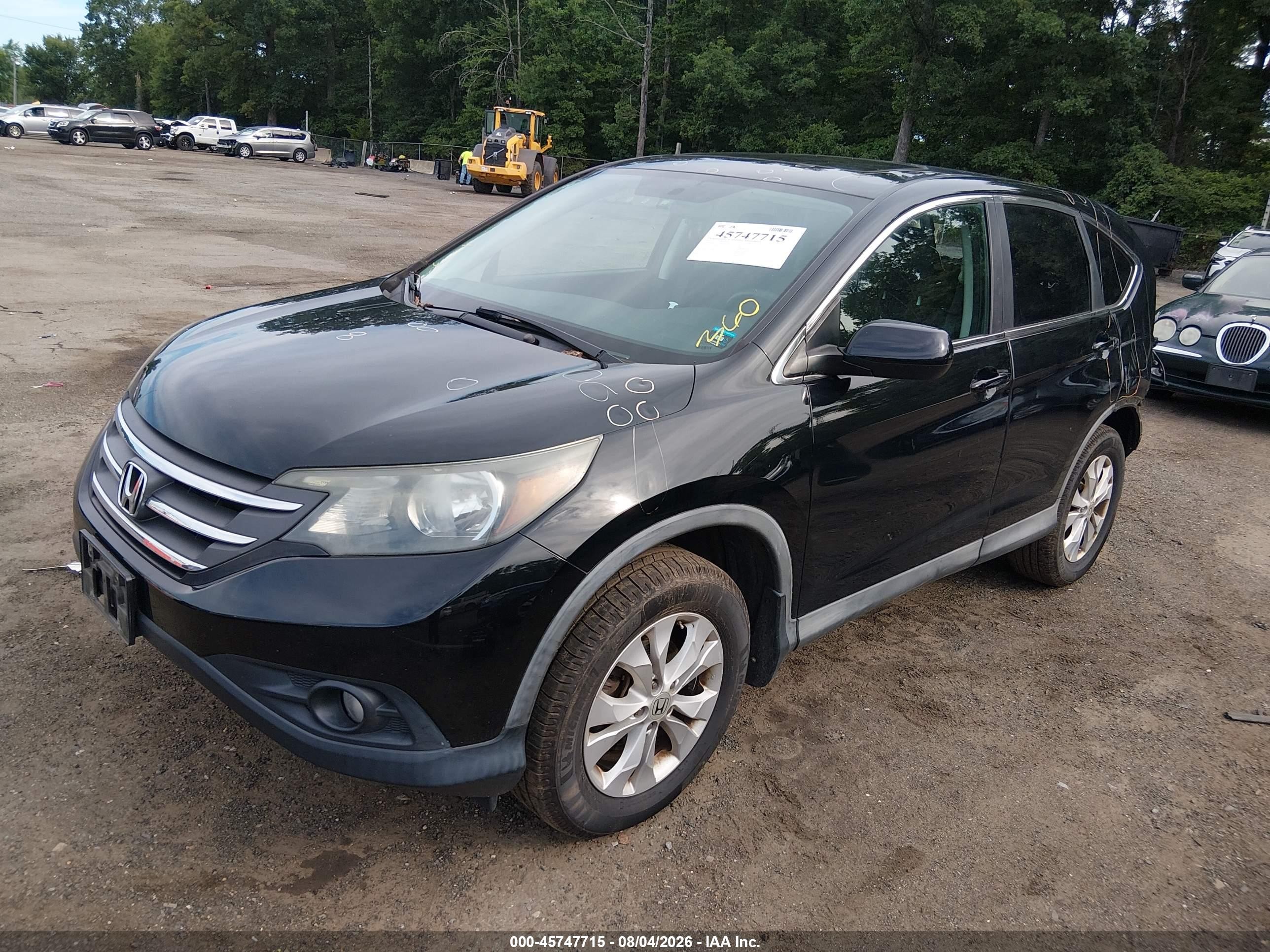 2013 Honda Cr-v Ex Black vin: 2HKRM4H55DH691358