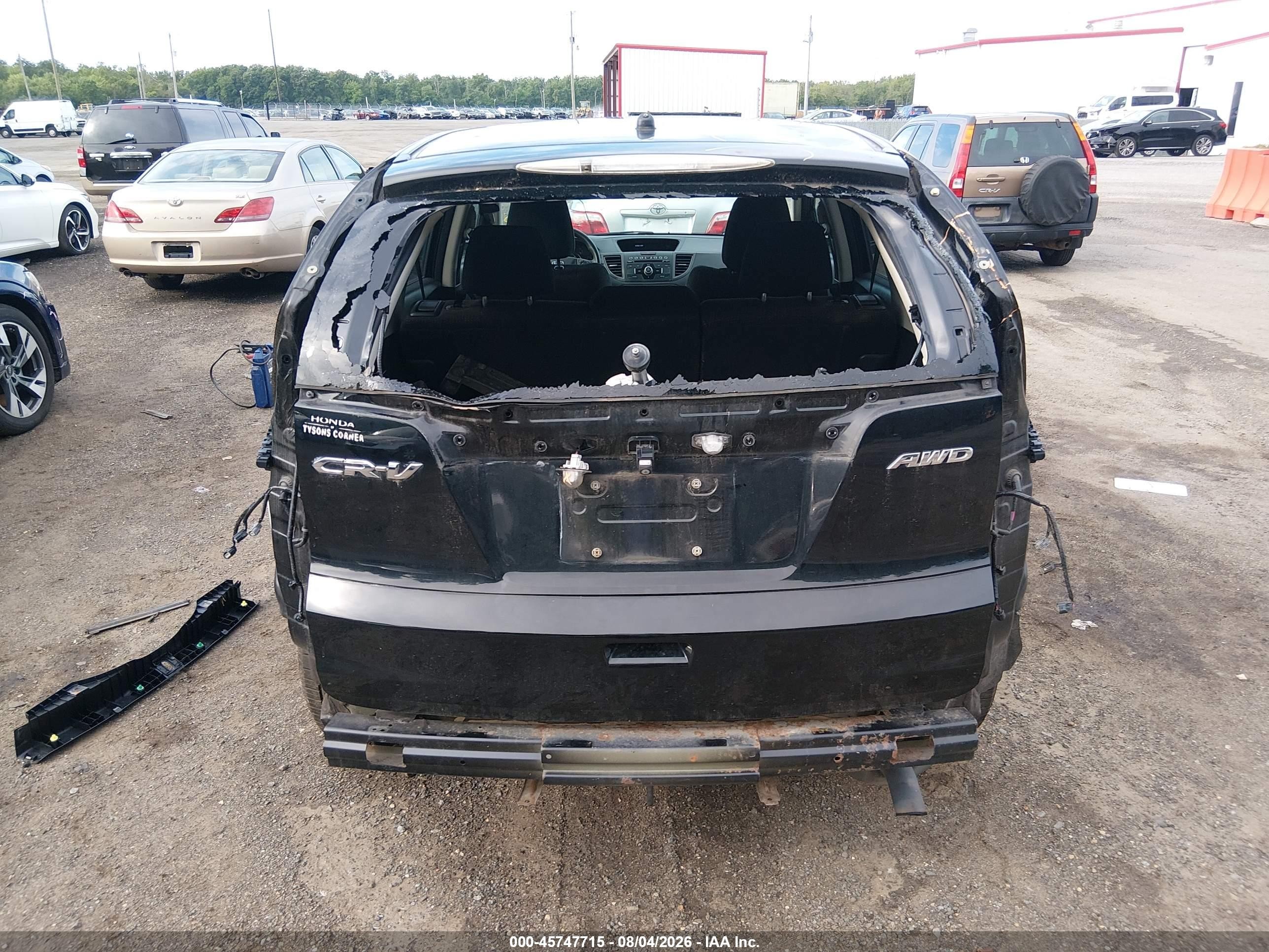 2013 Honda Cr-v Ex Black vin: 2HKRM4H55DH691358
