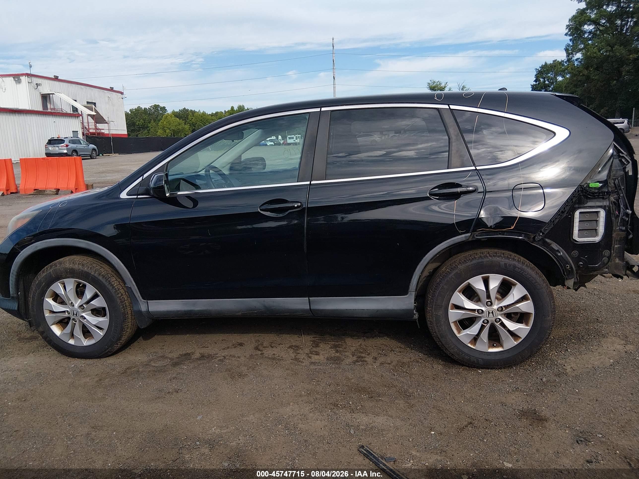 2013 Honda Cr-v Ex Black vin: 2HKRM4H55DH691358