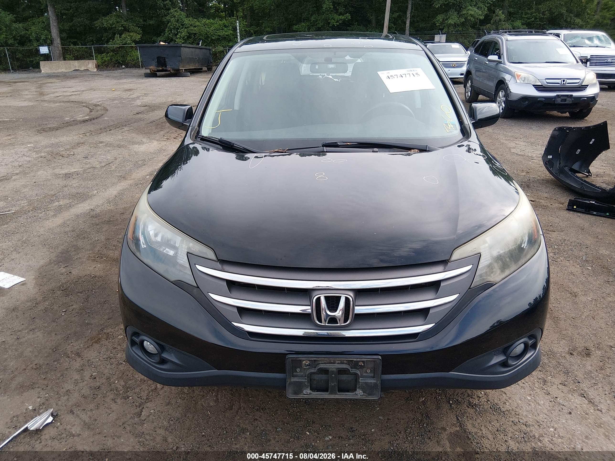 2013 Honda Cr-v Ex Black vin: 2HKRM4H55DH691358