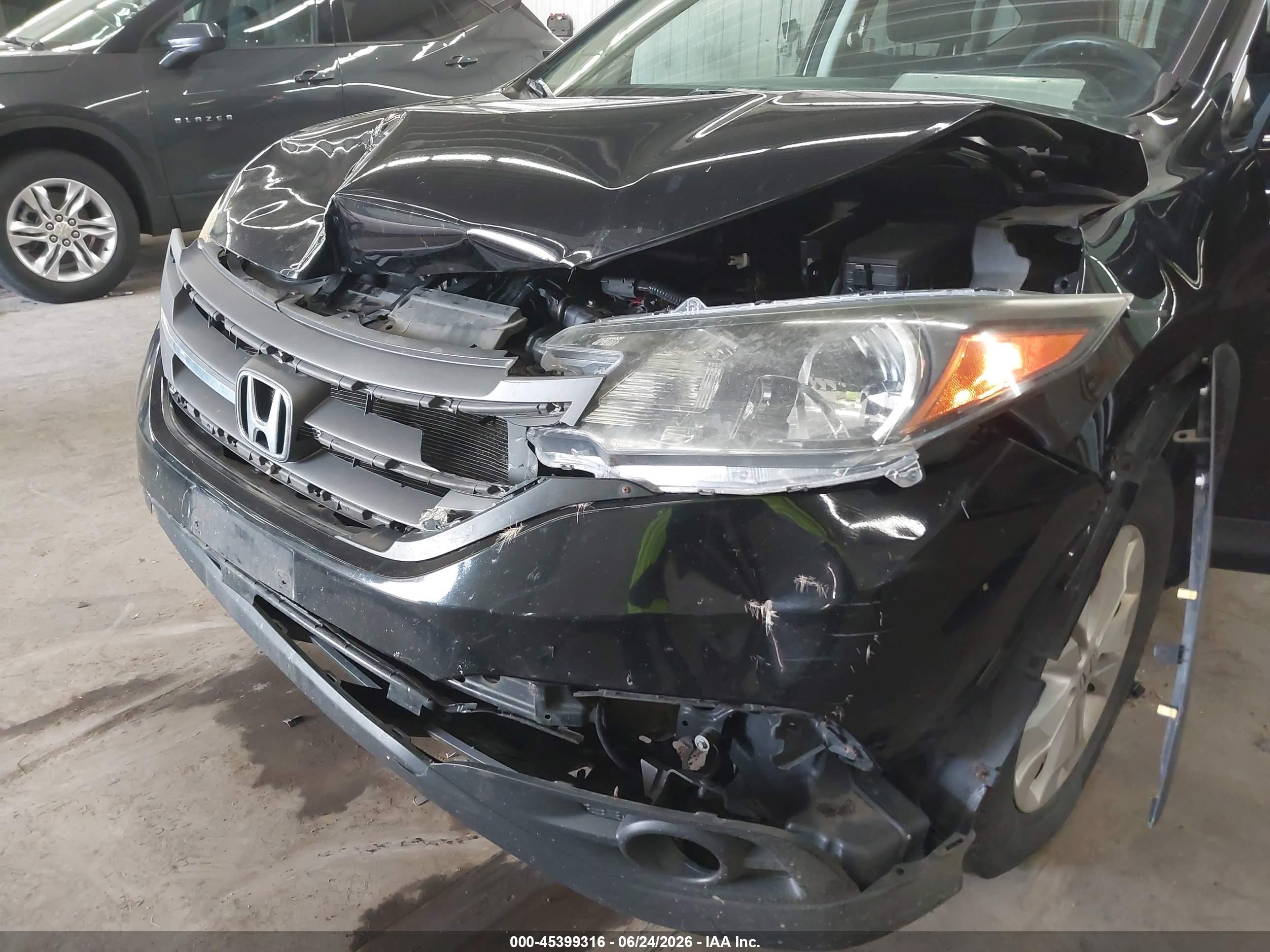 2014 Honda Cr-v Ex Dark Blue vin: 2HKRM4H55EH610165