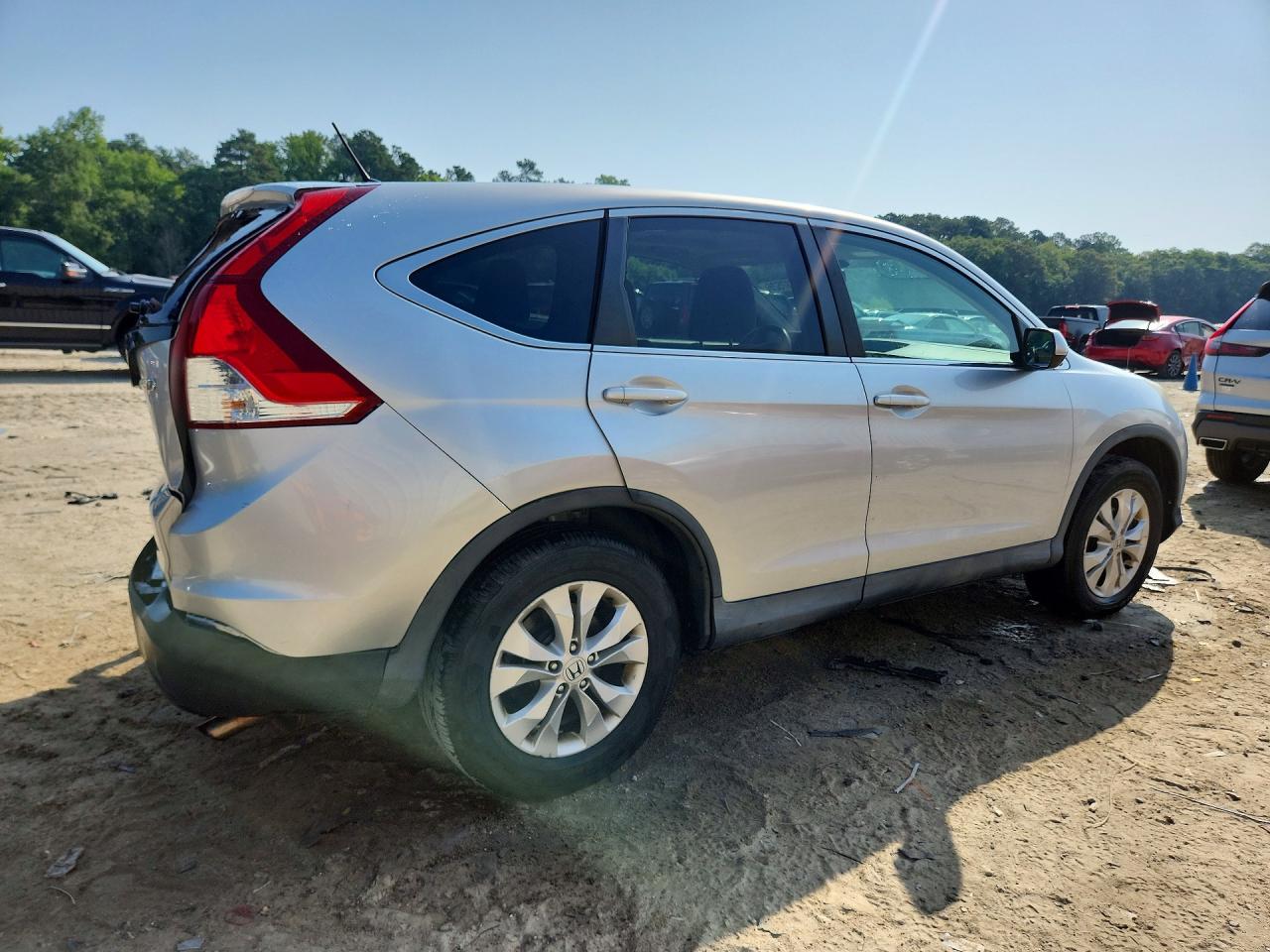 2014 Honda Cr-v Ex Серебряный vin: 2HKRM4H55EH630190