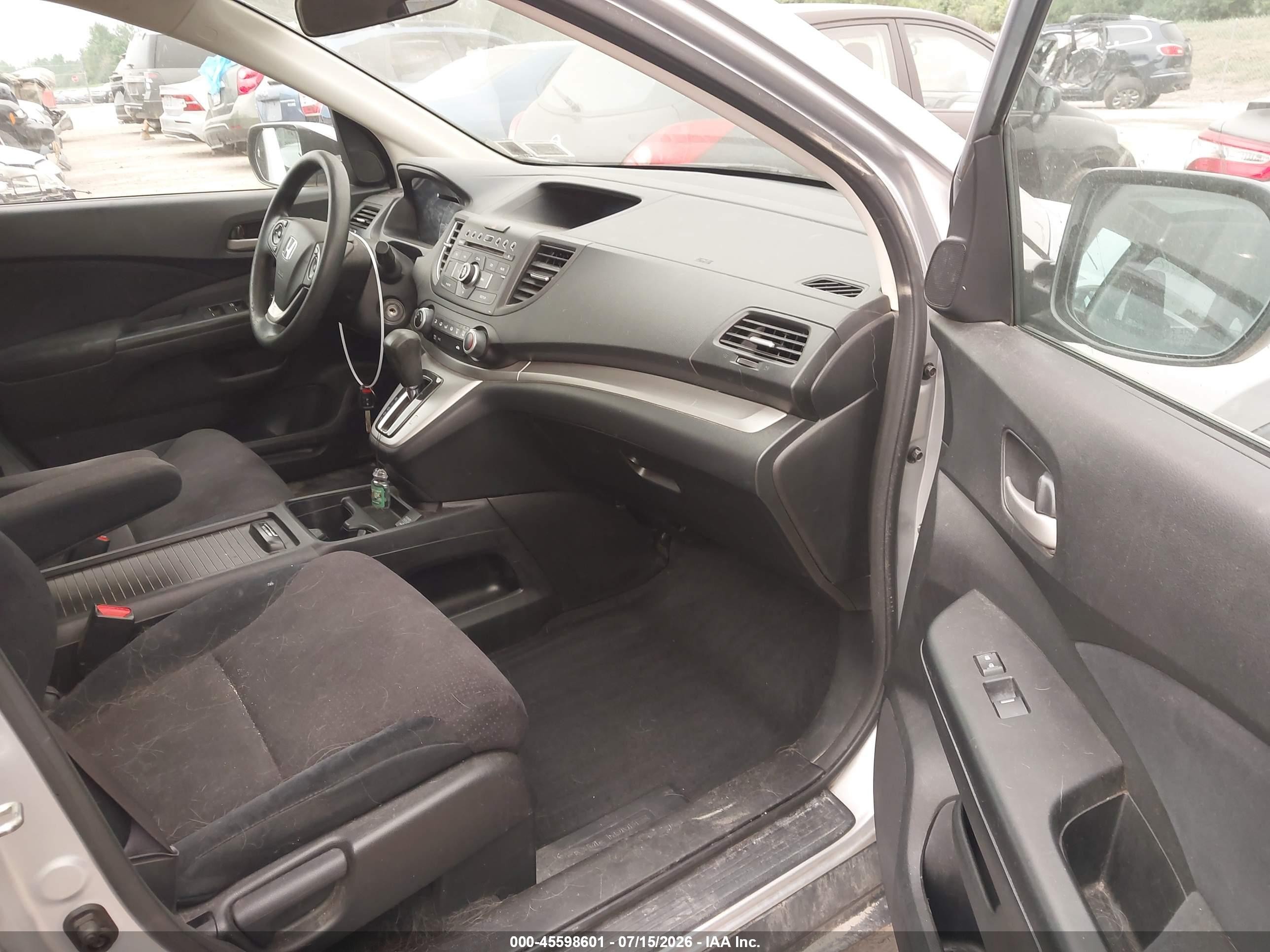 2014 Honda Cr-v Ex Silver vin: 2HKRM4H55EH710217
