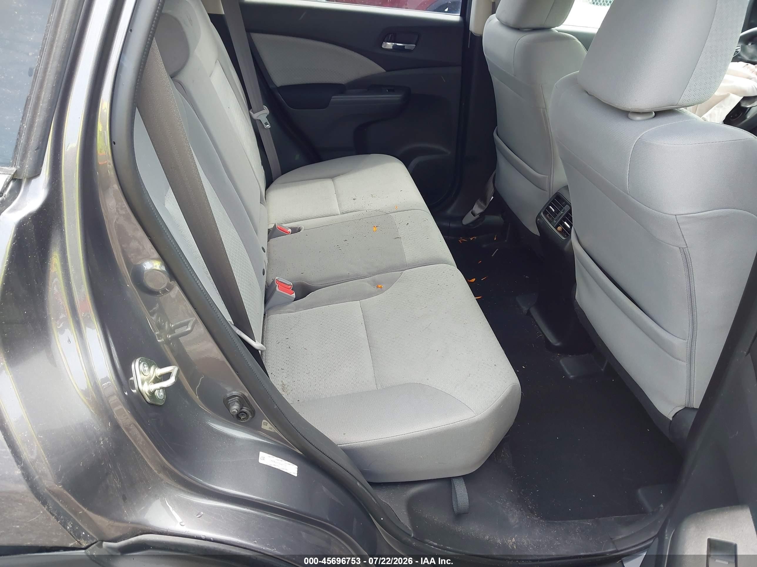 2015 Honda Cr-v Ex Серый vin: 2HKRM4H55FH610121