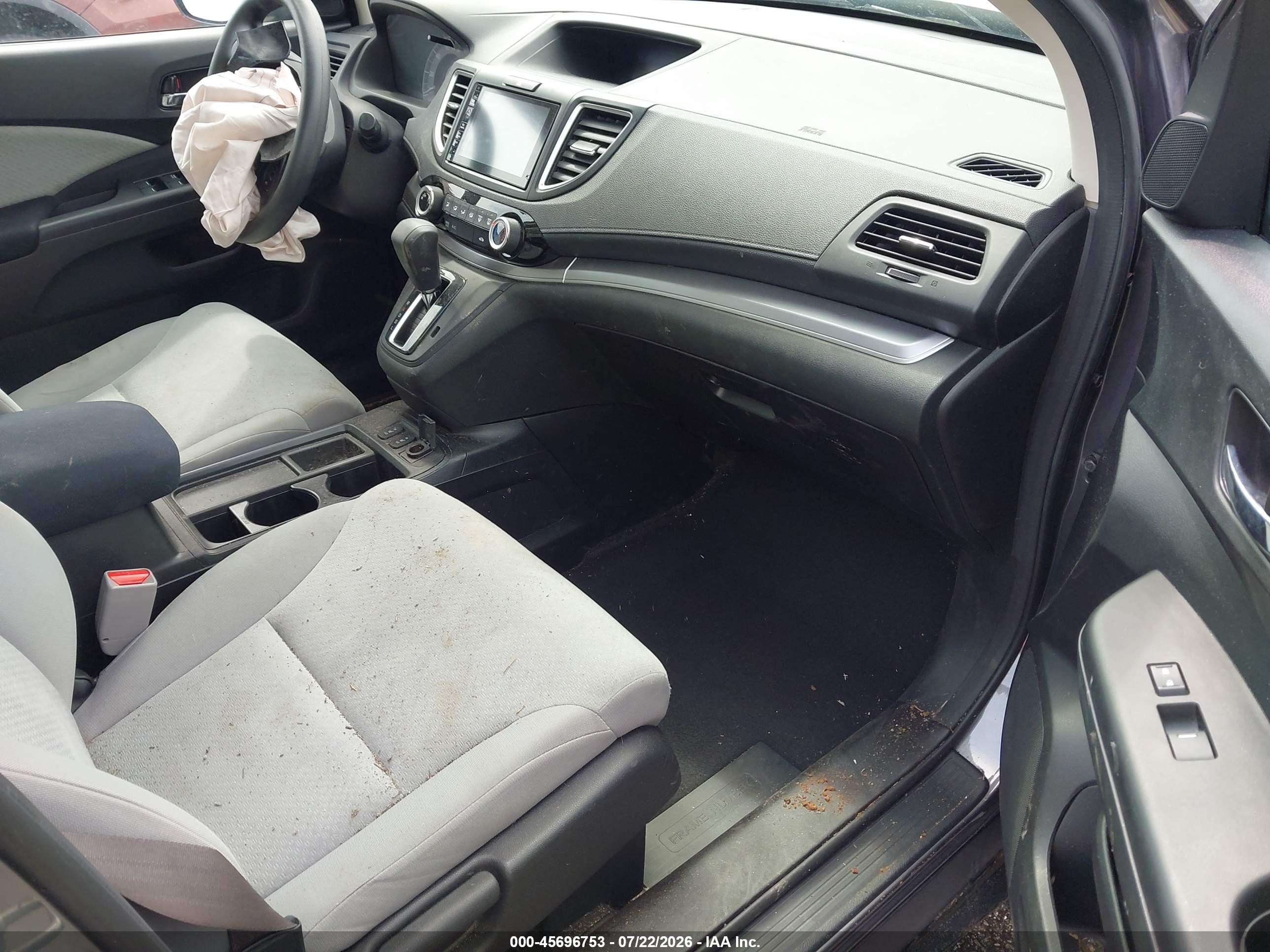 2015 Honda Cr-v Ex Серый vin: 2HKRM4H55FH610121