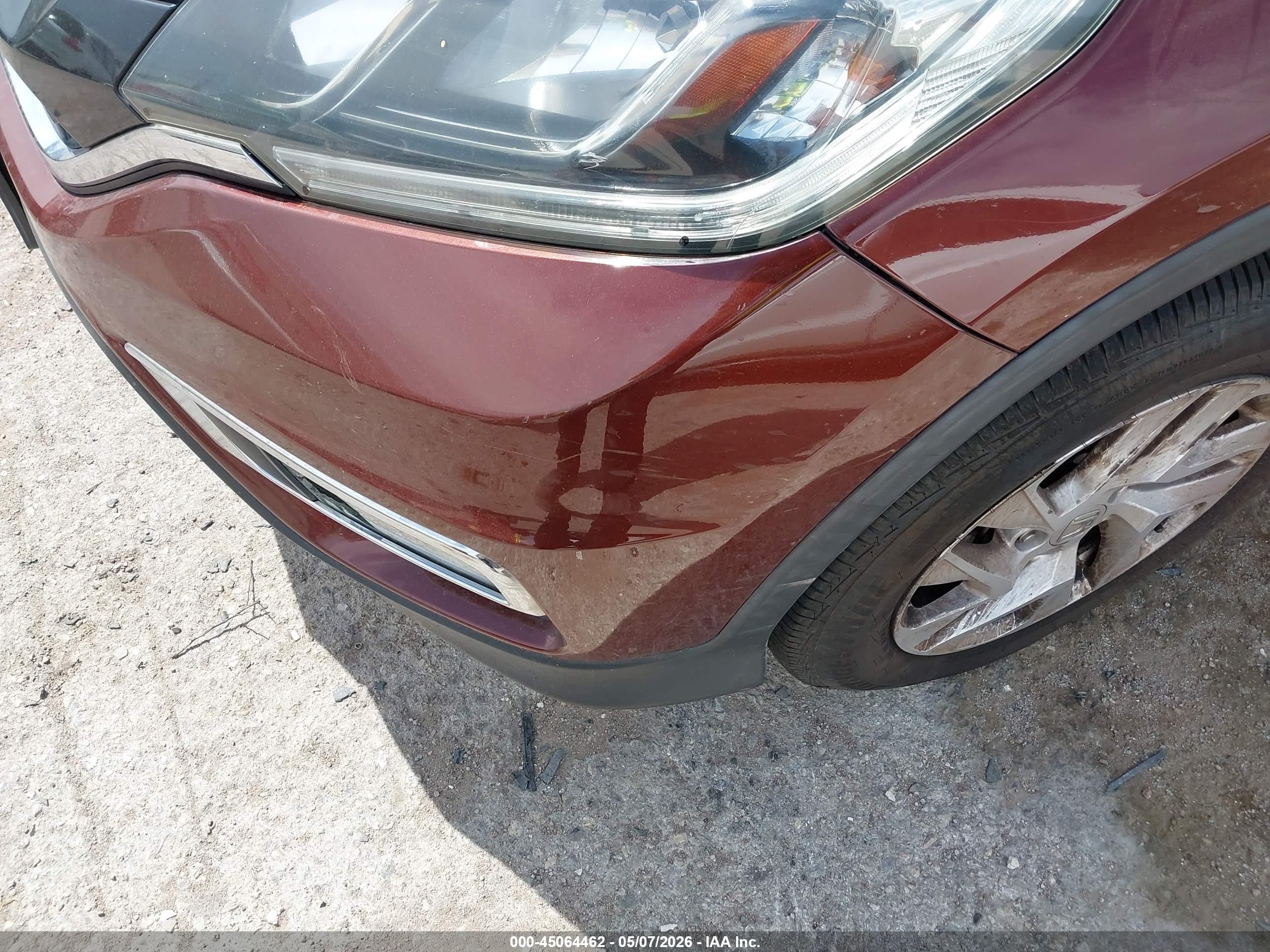 2015 Honda Cr-v Ex Maroon vin: 2HKRM4H55FH627307