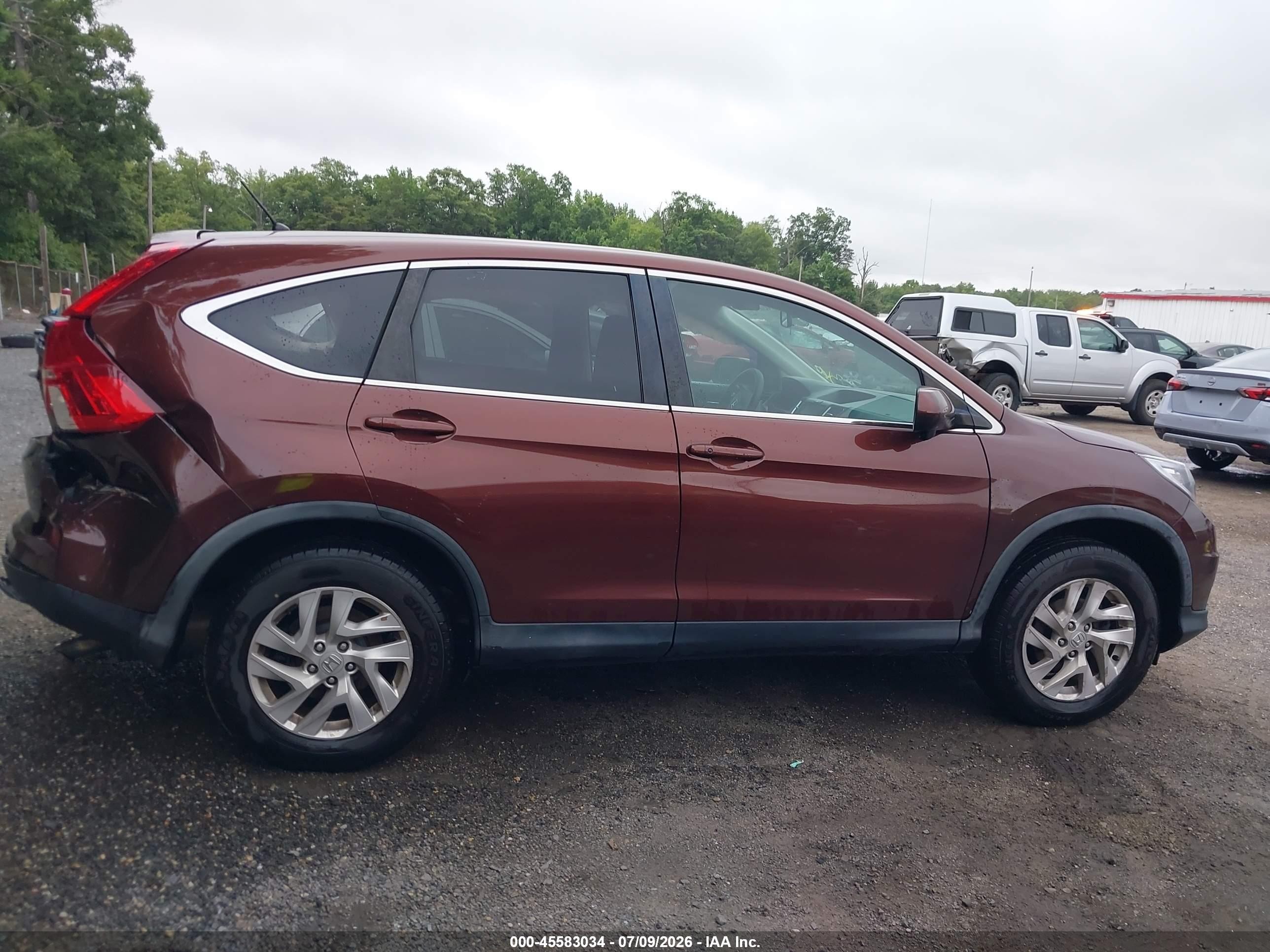 2015 Honda Cr-v Ex Orange vin: 2HKRM4H55FH649503