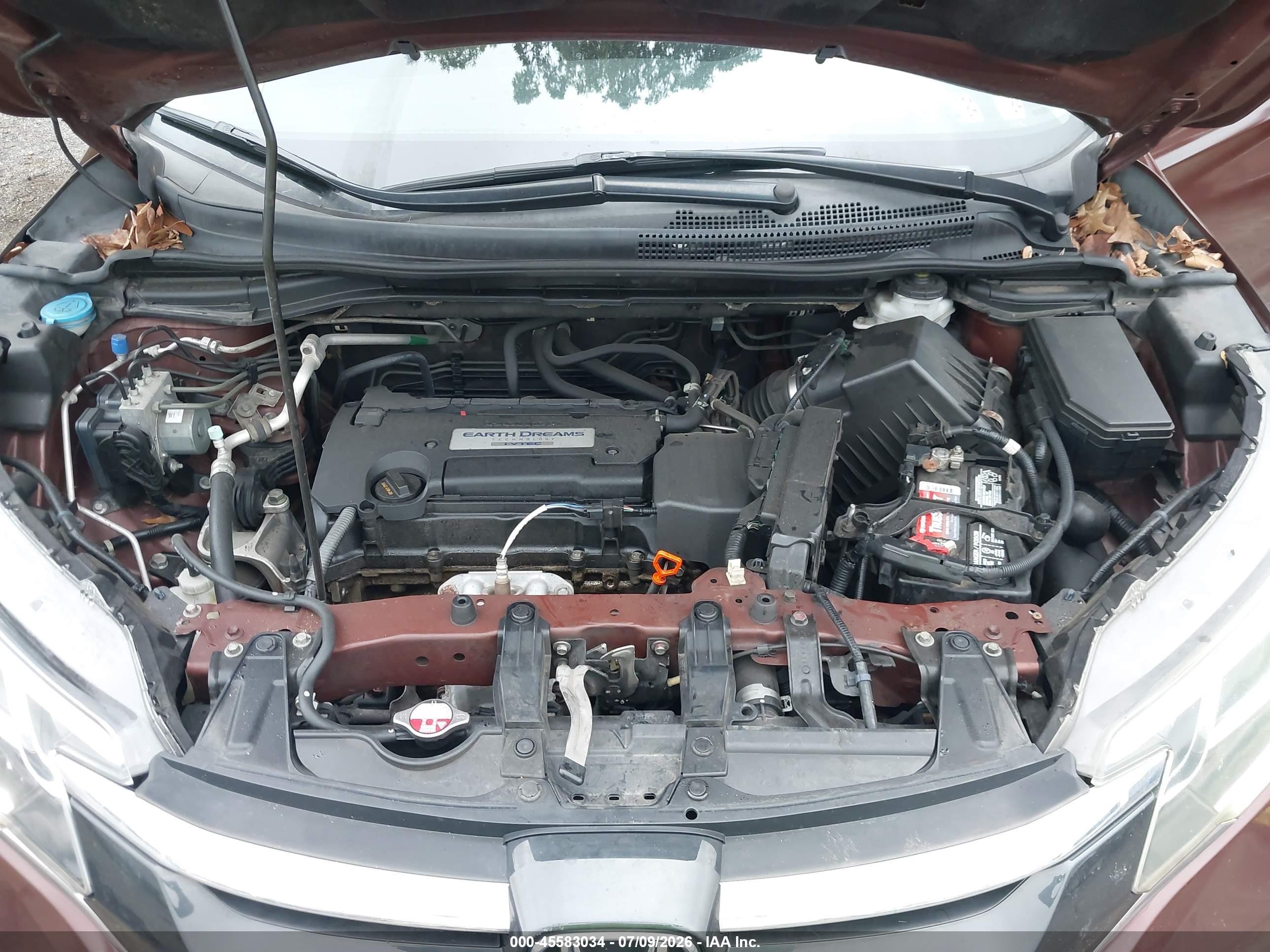2015 Honda Cr-v Ex Orange vin: 2HKRM4H55FH649503