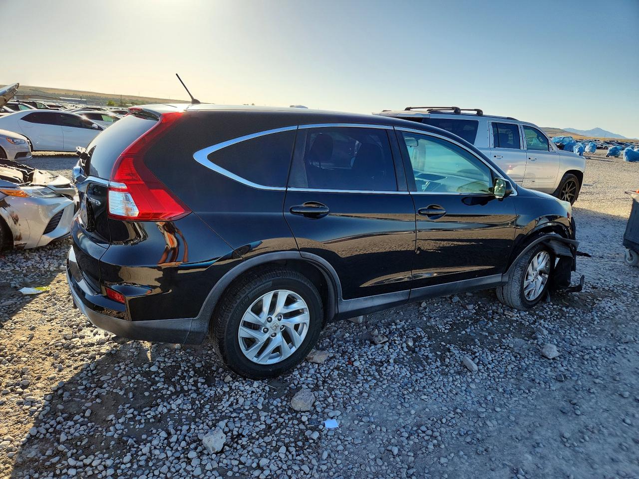 2015 Honda Cr-v Ex Черный vin: 2HKRM4H55FH653728