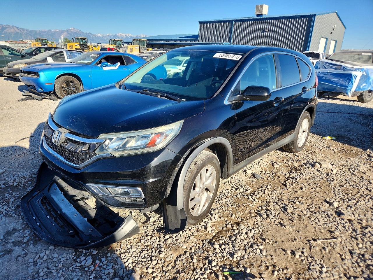 2015 Honda Cr-v Ex Black vin: 2HKRM4H55FH653728