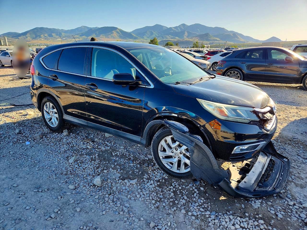 2015 Honda Cr-v Ex Черный vin: 2HKRM4H55FH653728