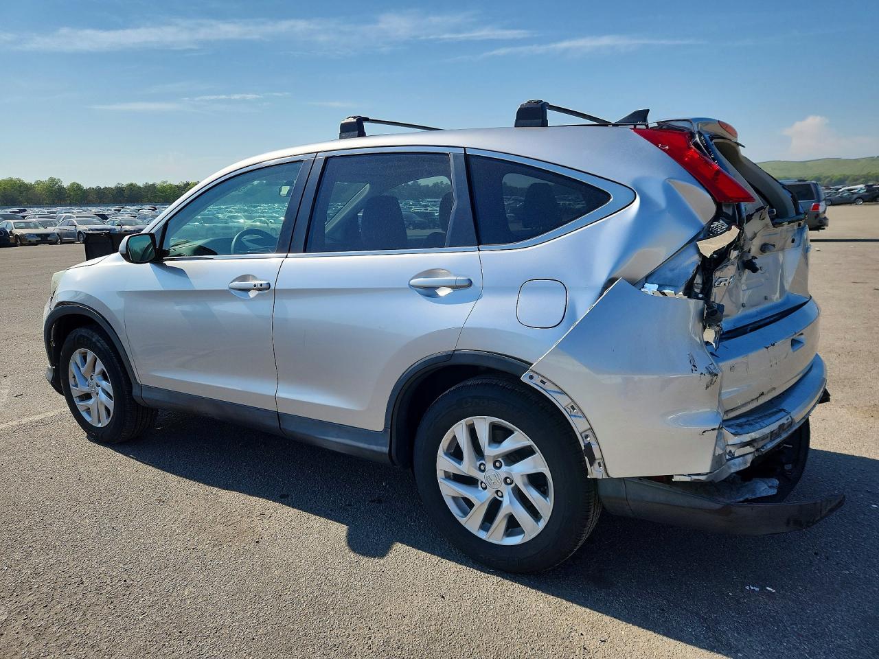 2015 Honda Cr-v Ex Silver vin: 2HKRM4H55FH660923