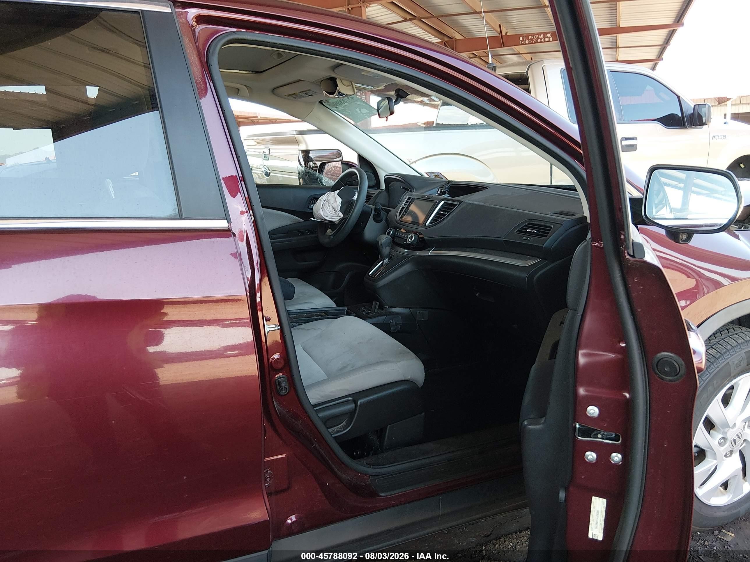2015 Honda Cr-v Ex Maroon vin: 2HKRM4H55FH662865
