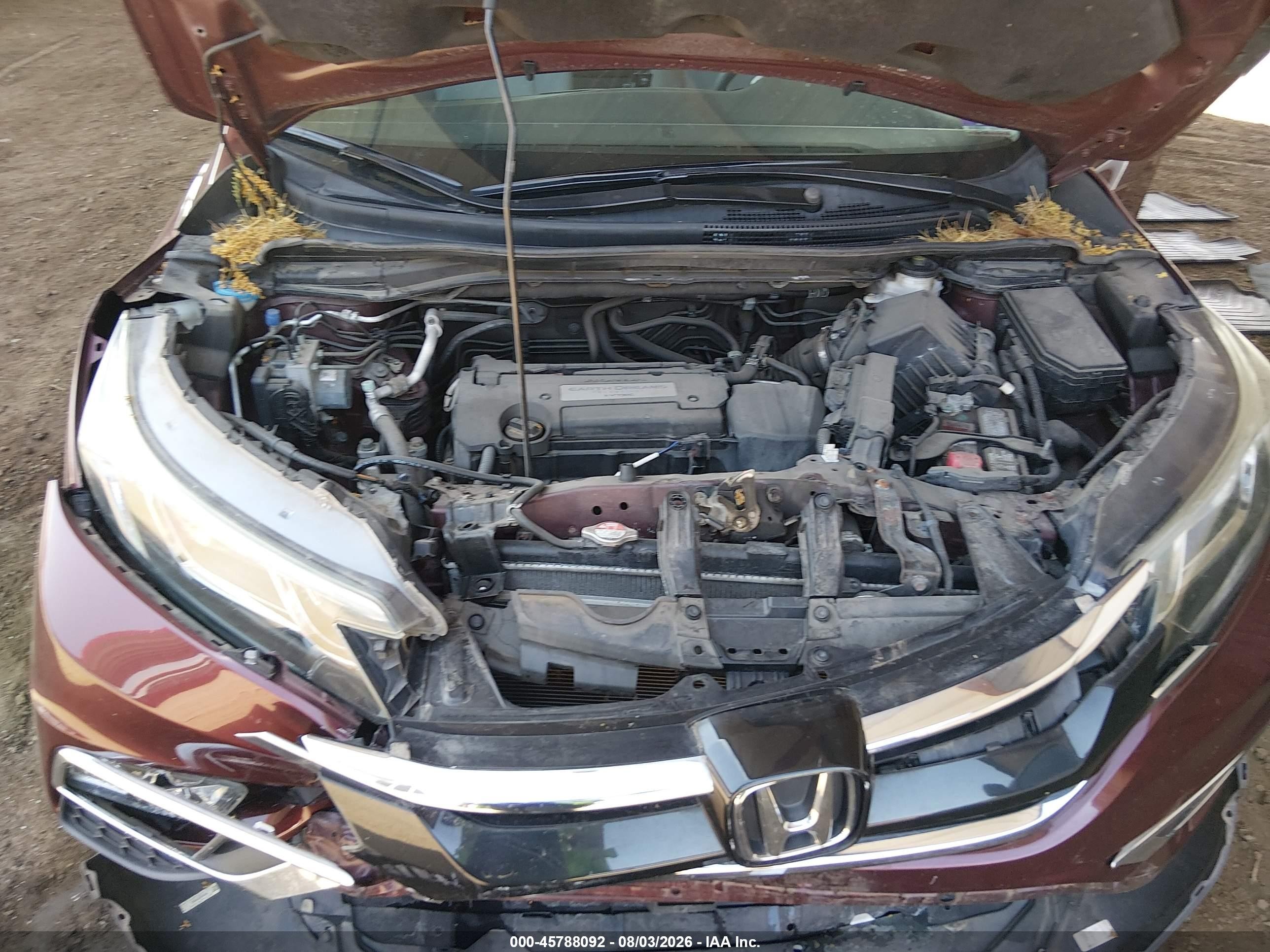 2015 Honda Cr-v Ex Maroon vin: 2HKRM4H55FH662865