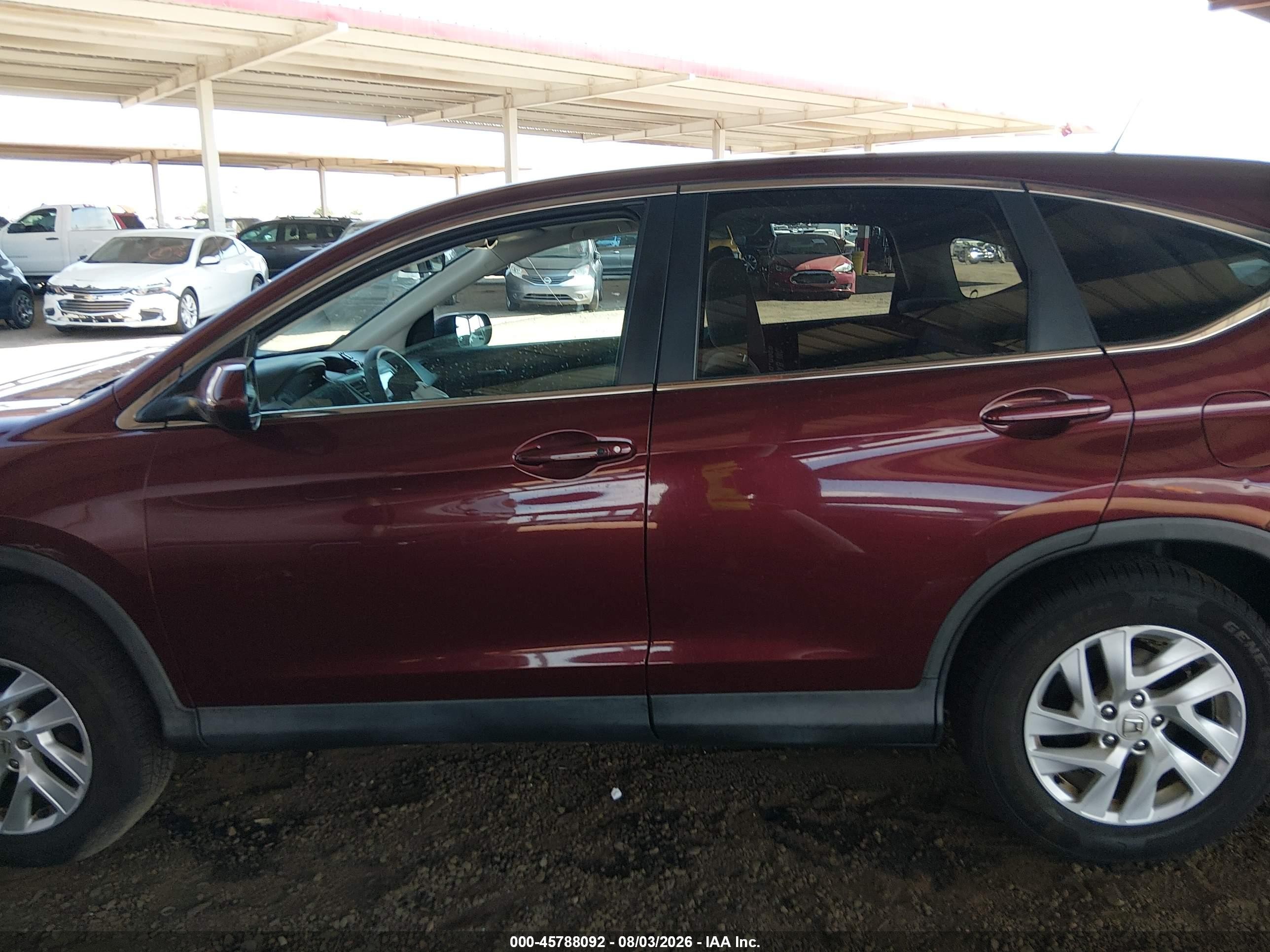 2015 Honda Cr-v Ex Maroon vin: 2HKRM4H55FH662865