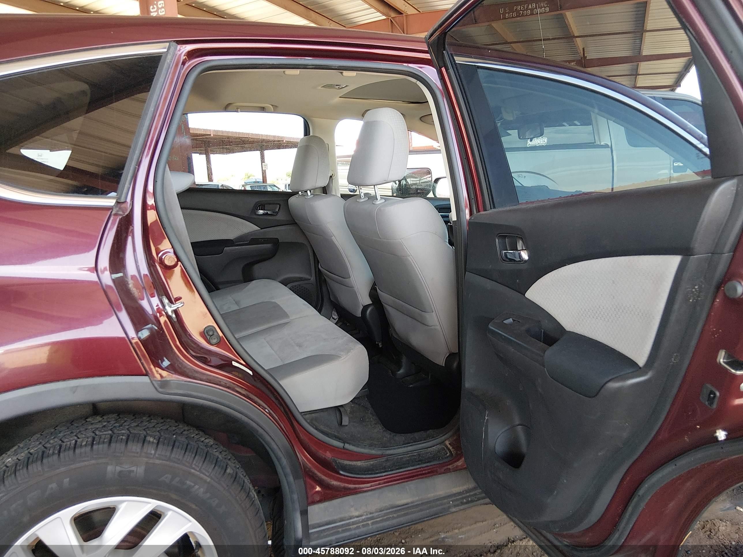 2015 Honda Cr-v Ex Maroon vin: 2HKRM4H55FH662865