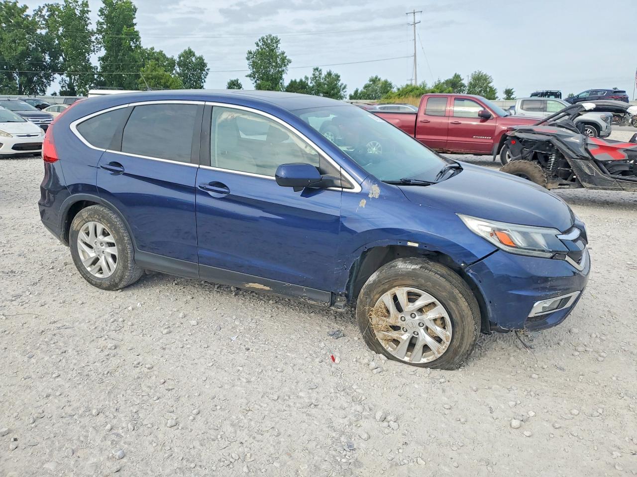 2015 Honda Cr-v Ex Синий vin: 2HKRM4H55FH673557