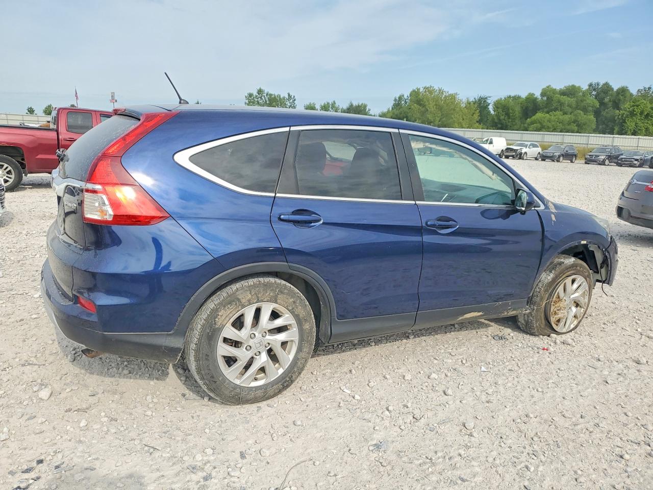 2015 Honda Cr-v Ex Синий vin: 2HKRM4H55FH673557
