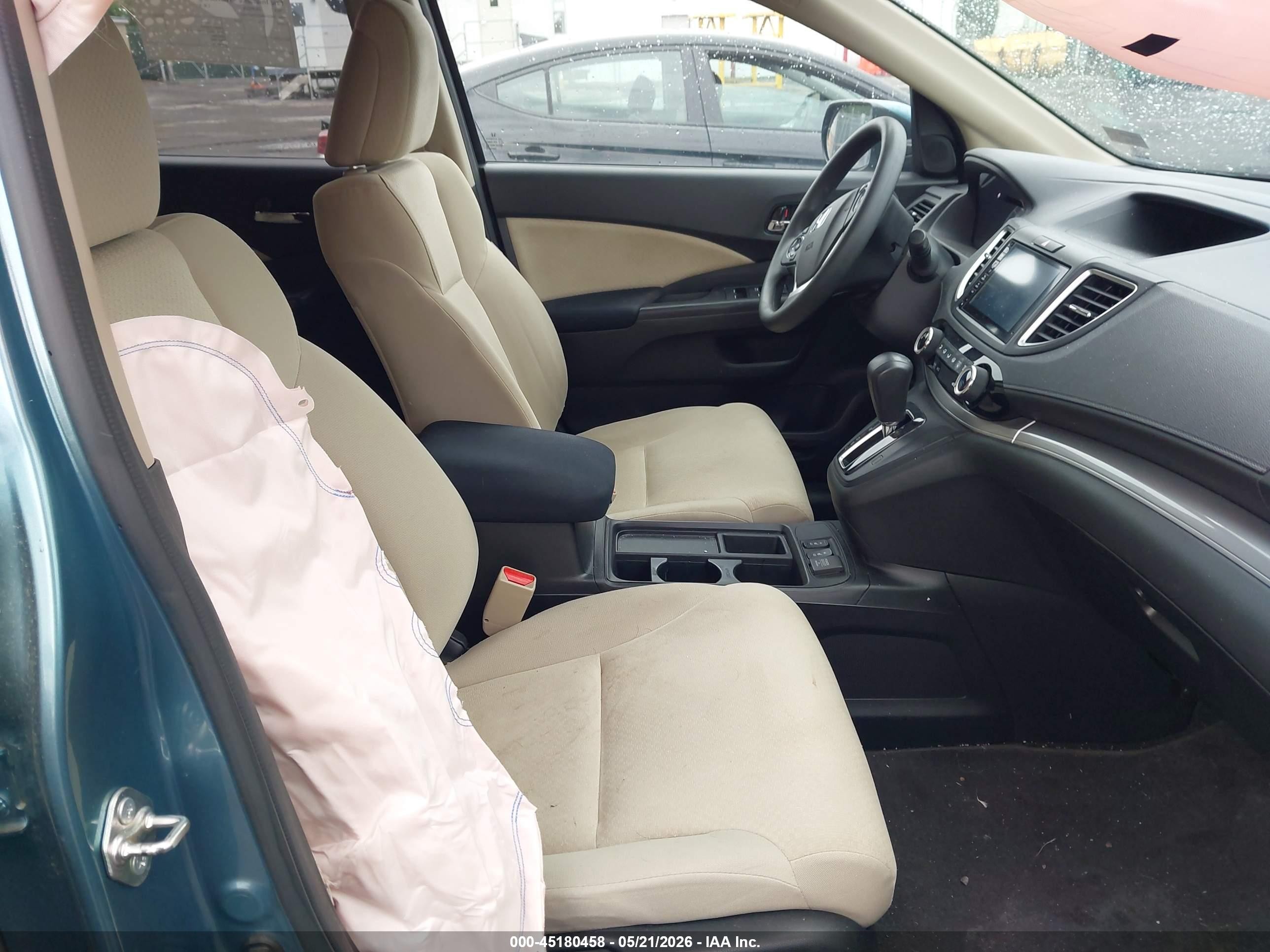 2015 Honda Cr-v Ex Зеленый vin: 2HKRM4H55FH675910