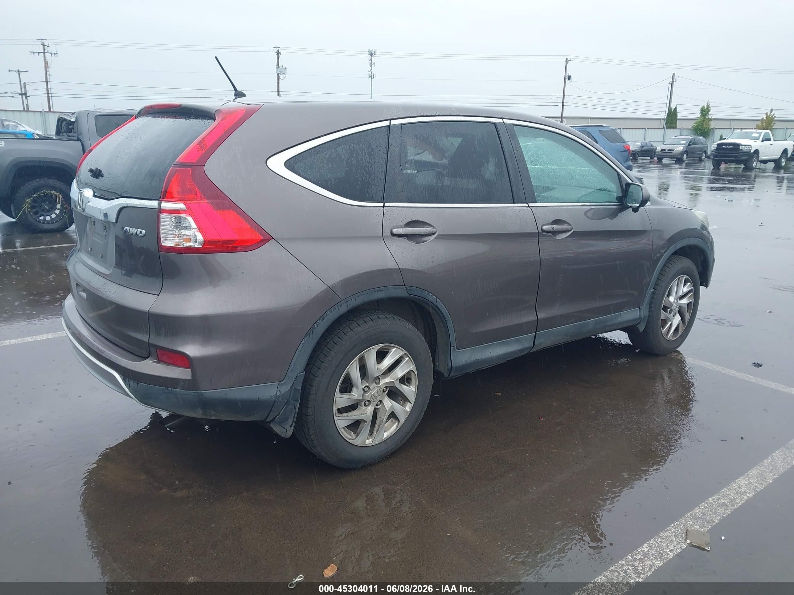 2015 Honda Cr-v Ex Коричневый vin: 2HKRM4H55FH678984