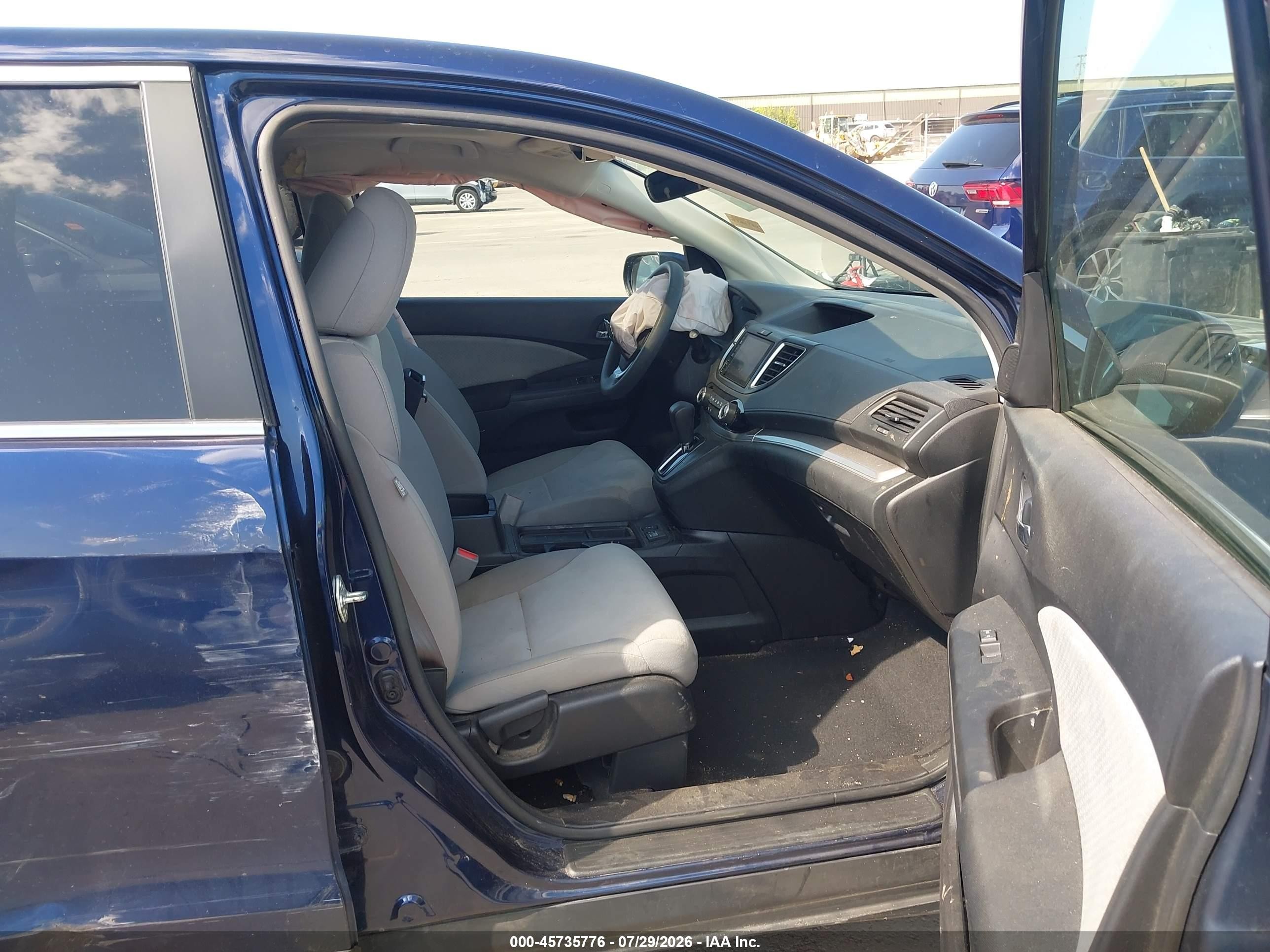 2015 Honda Cr-v Ex Dark Blue vin: 2HKRM4H55FH691153