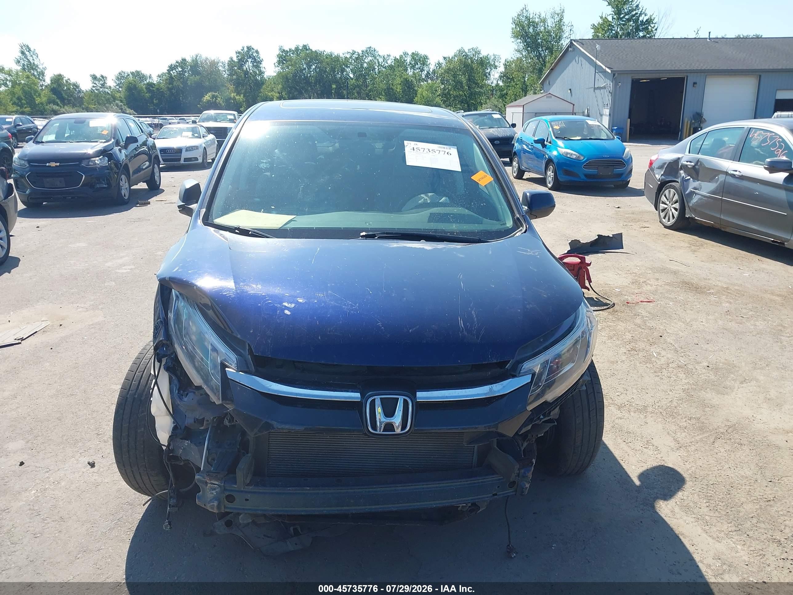 2015 Honda Cr-v Ex Dark Blue vin: 2HKRM4H55FH691153