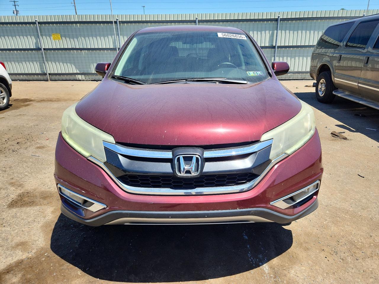 2015 Honda Cr-v Ex Maroon vin: 2HKRM4H55FH699155