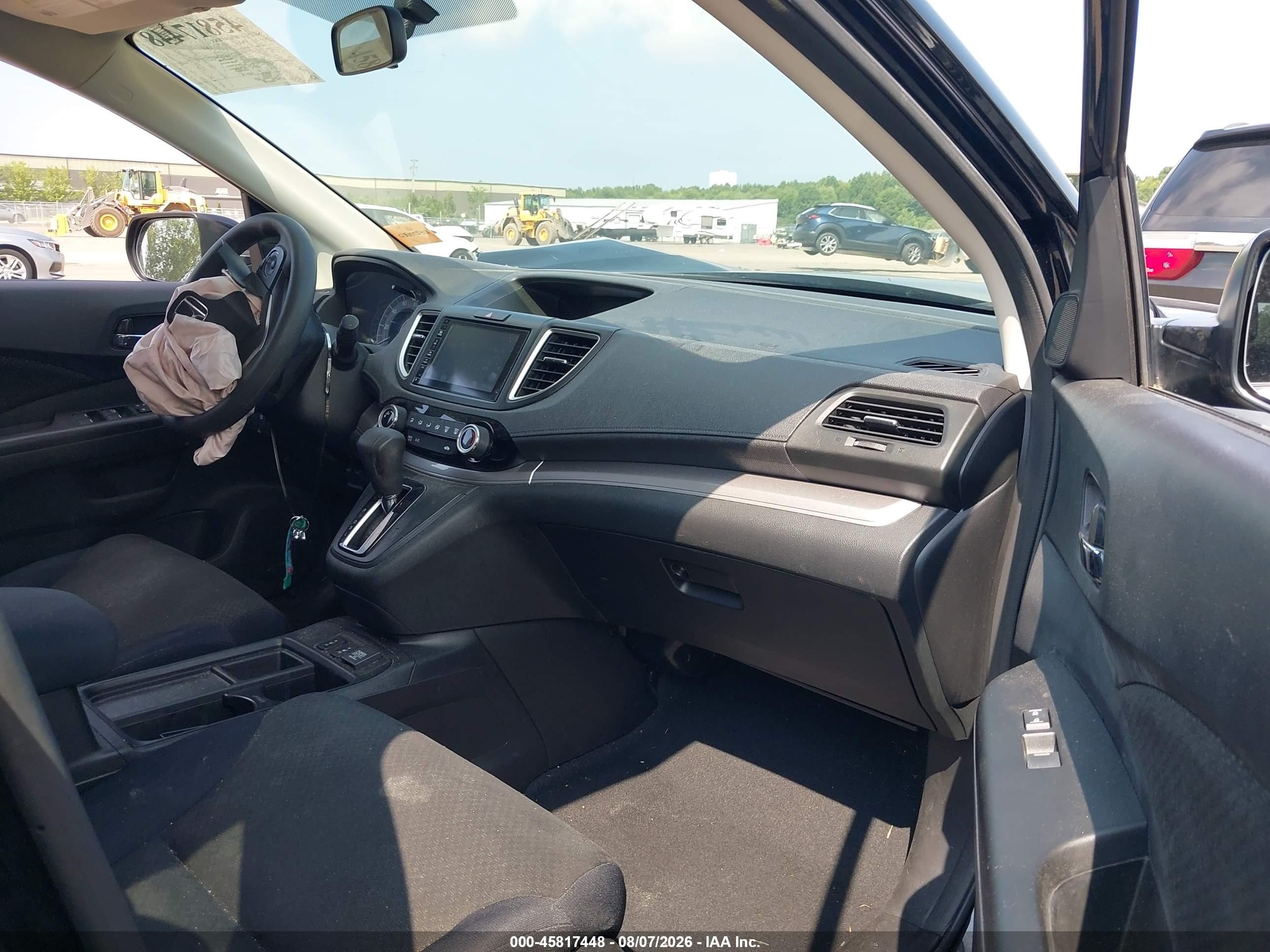 2015 Honda Cr-v Ex Черный vin: 2HKRM4H55FH699804