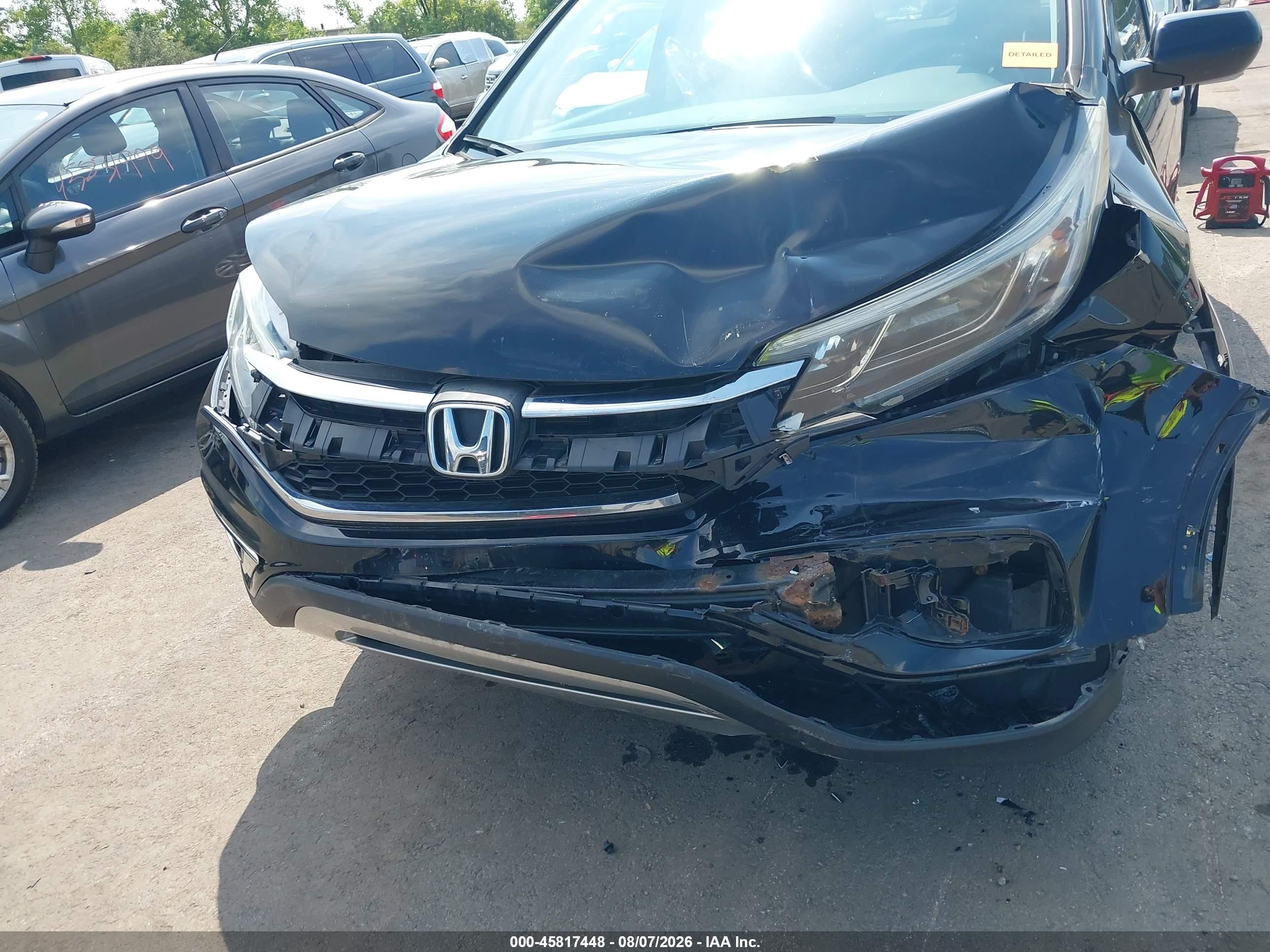 2015 Honda Cr-v Ex Черный vin: 2HKRM4H55FH699804