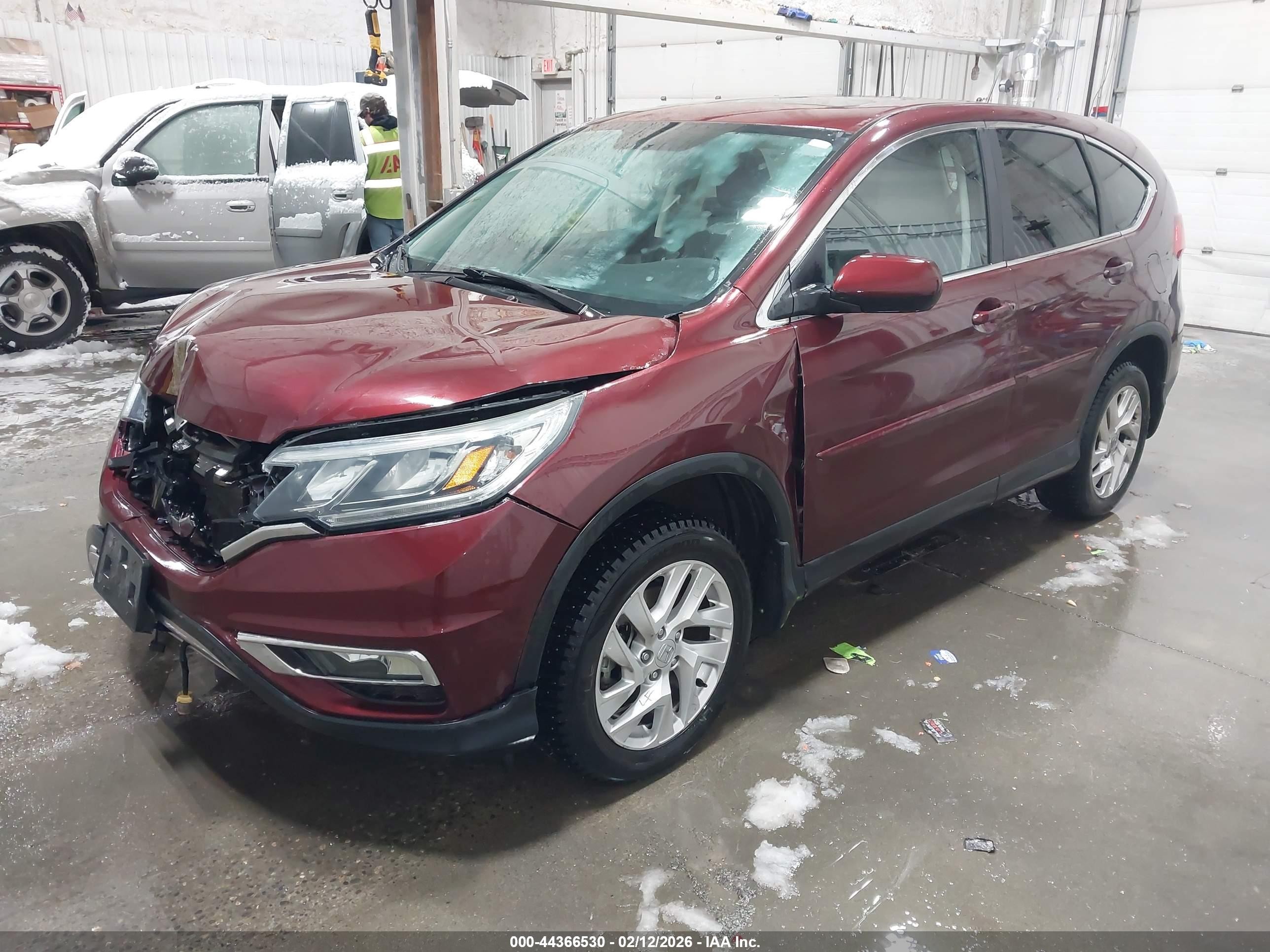 2016 Honda Cr-v Ex Burgundy vin: 2HKRM4H55GH604580