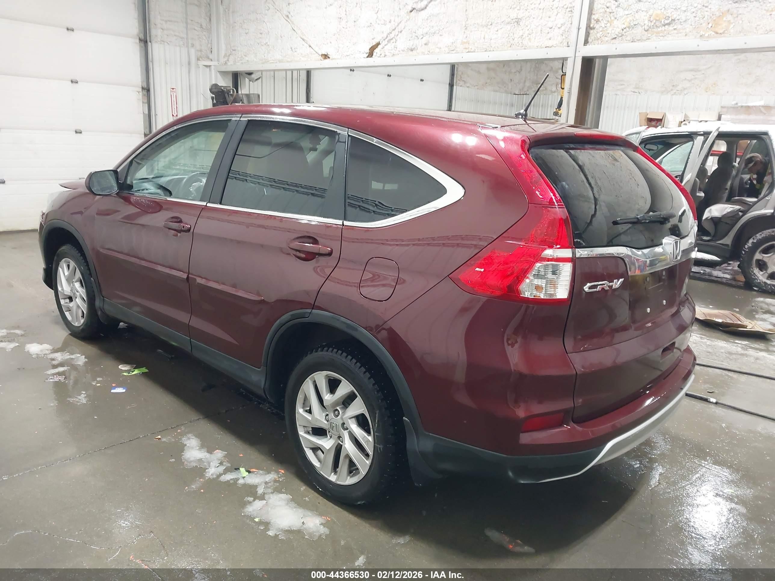 2016 Honda Cr-v Ex Burgundy vin: 2HKRM4H55GH604580