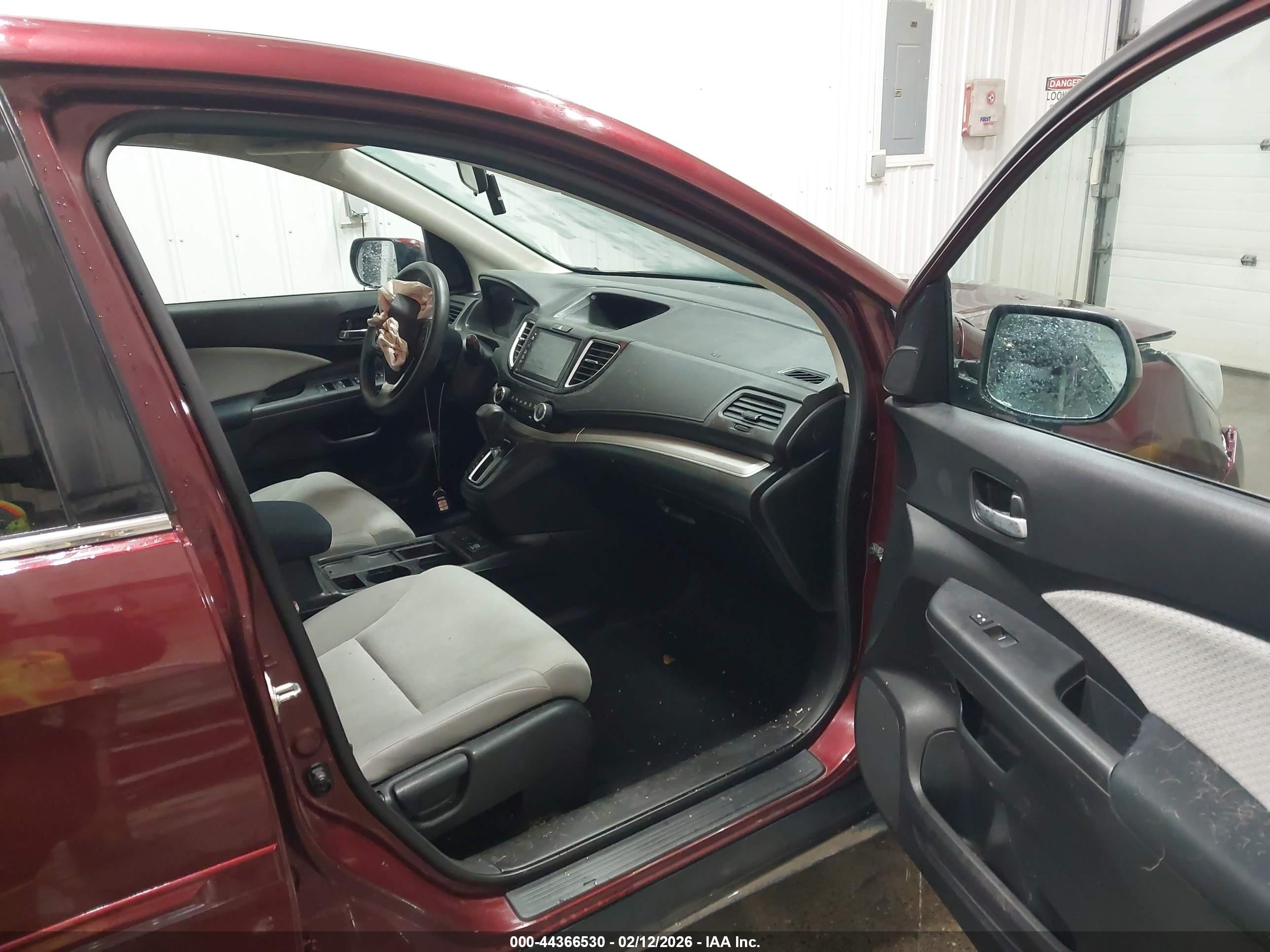 2016 Honda Cr-v Ex Burgundy vin: 2HKRM4H55GH604580