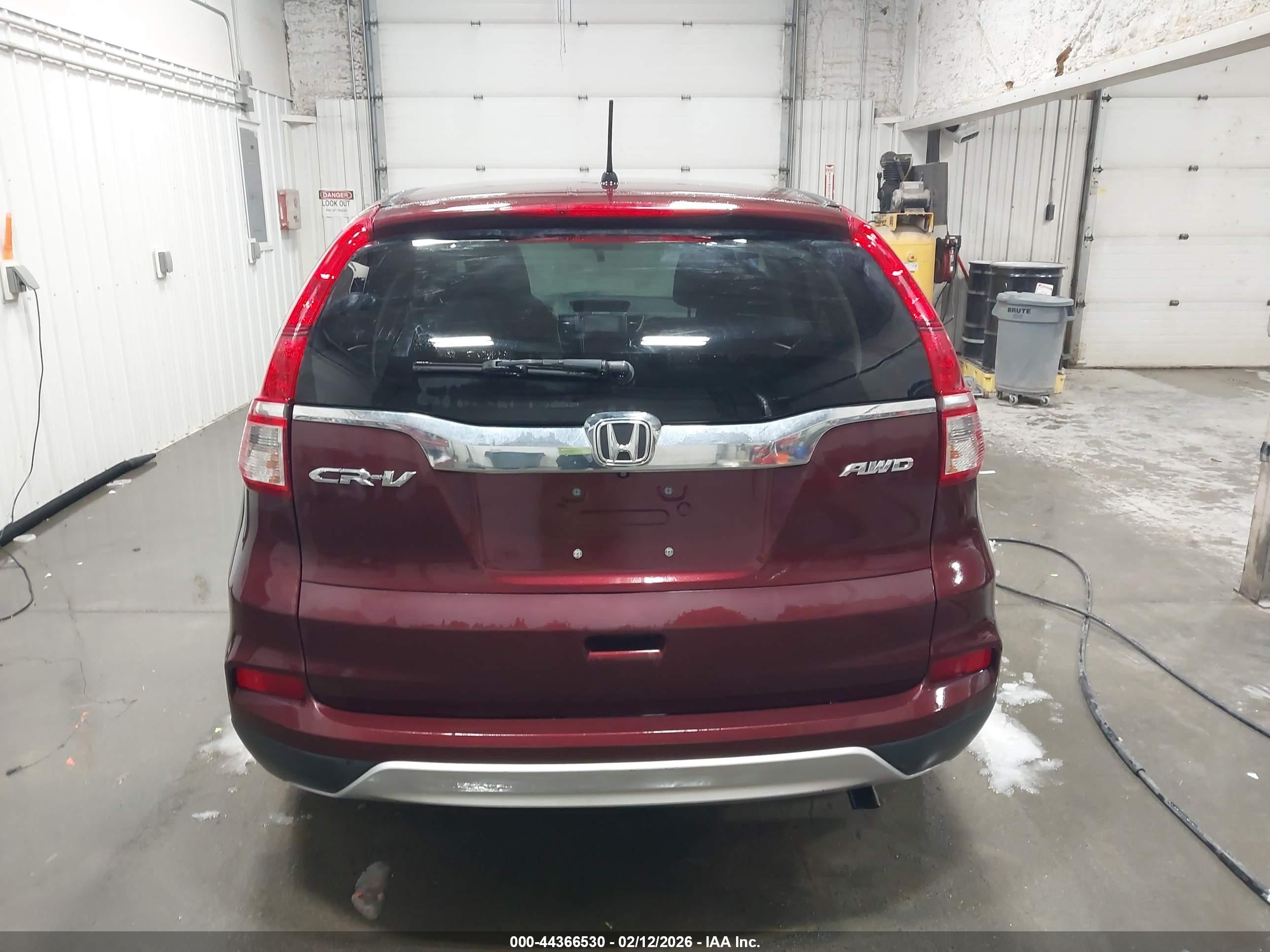 2016 Honda Cr-v Ex Burgundy vin: 2HKRM4H55GH604580