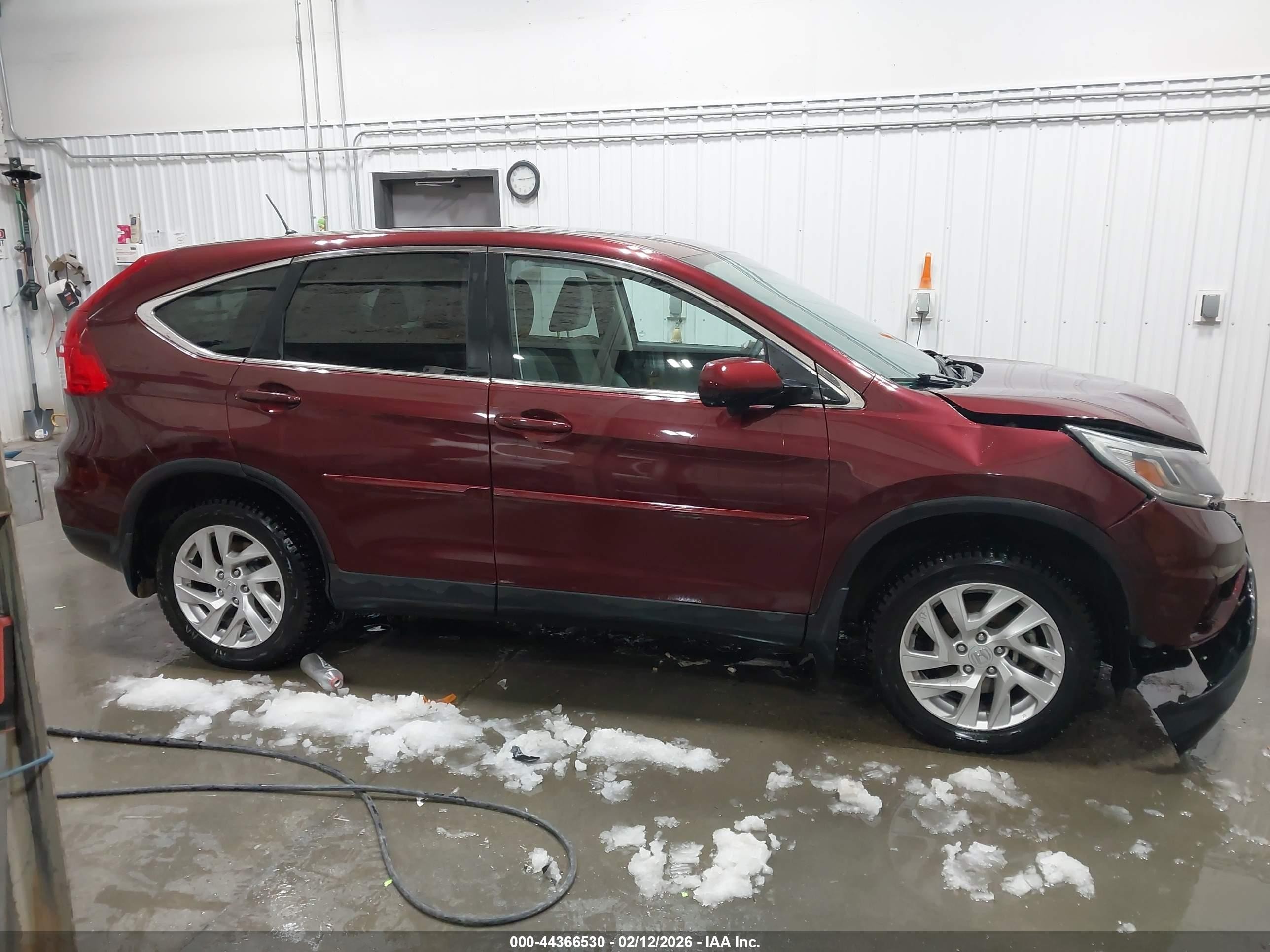 2016 Honda Cr-v Ex Burgundy vin: 2HKRM4H55GH604580