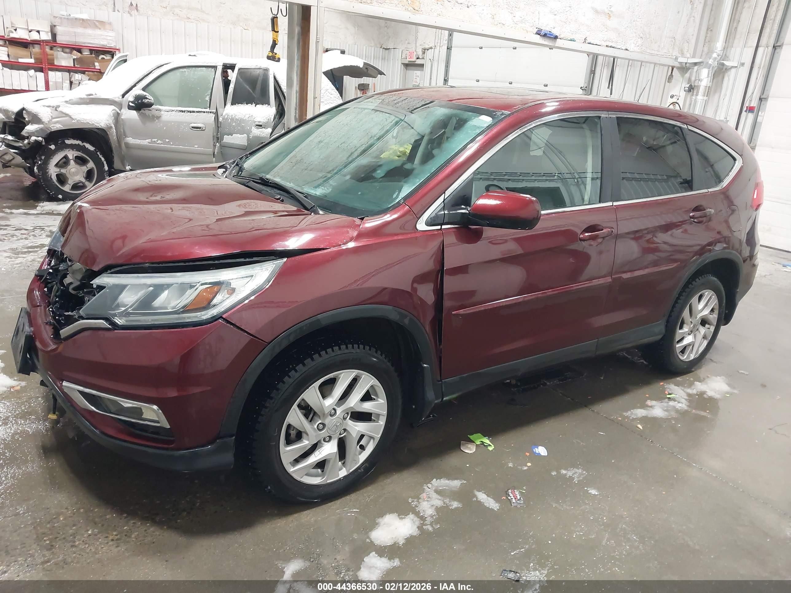 2016 Honda Cr-v Ex Burgundy vin: 2HKRM4H55GH604580