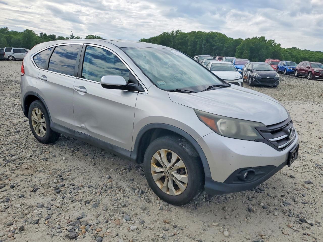2012 Honda Cr-v Ex Silver vin: 2HKRM4H56CH600273