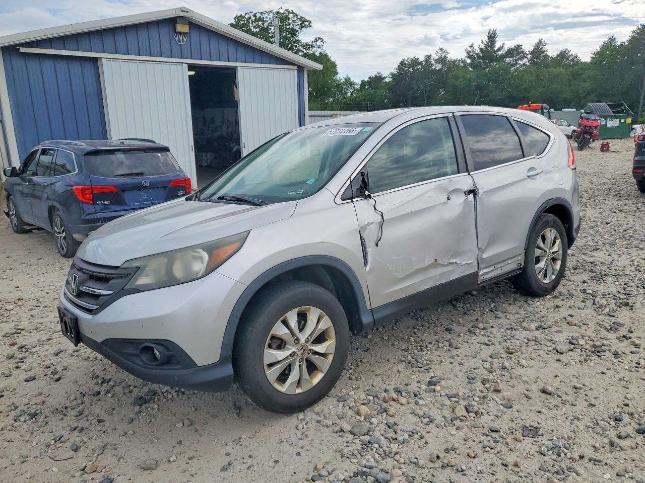 2012 Honda Cr-v Ex Silver vin: 2HKRM4H56CH600273