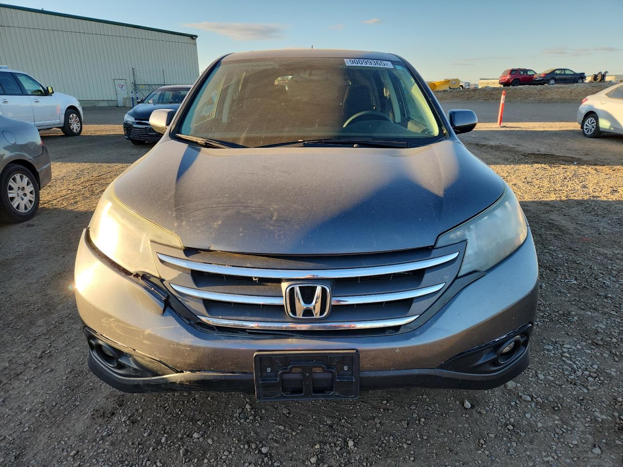 2013 Honda Cr-v Ex Gray vin: 2HKRM4H56DH101054