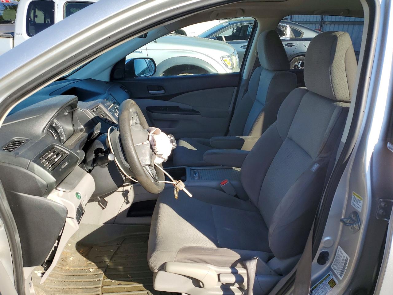 2013 Honda Cr-v Ex Silver vin: 2HKRM4H56DH609637