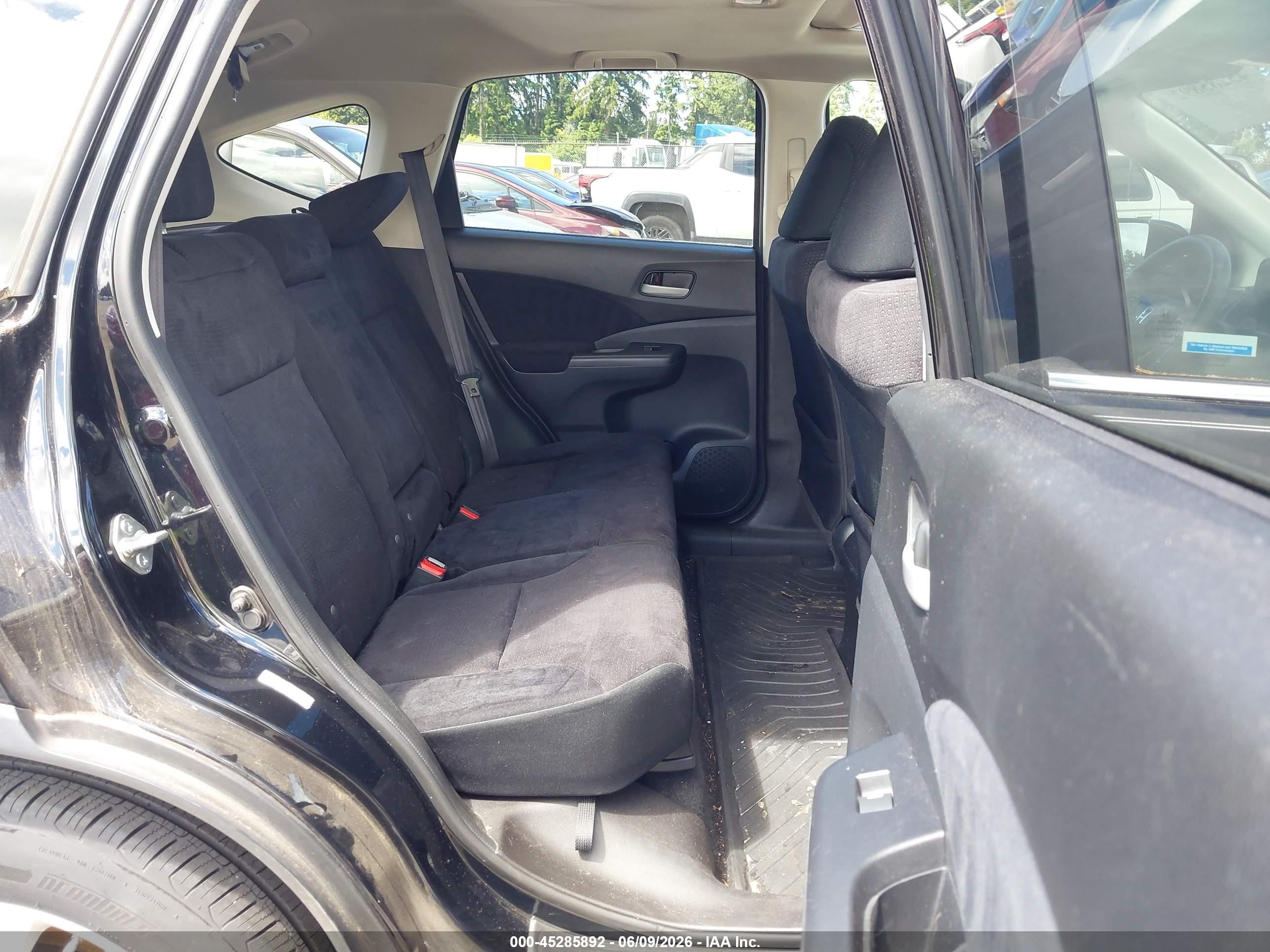 2013 Honda Cr-v Ex Черный vin: 2HKRM4H56DH615065