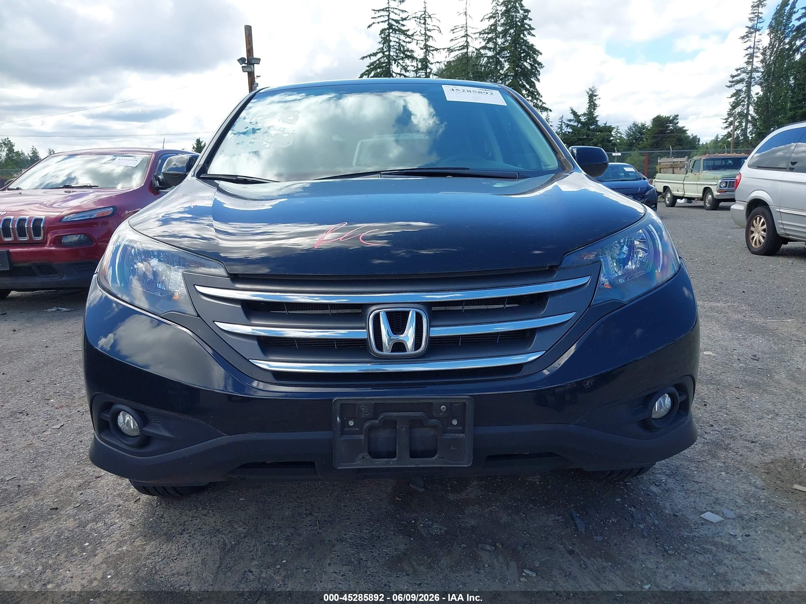 2013 Honda Cr-v Ex Черный vin: 2HKRM4H56DH615065
