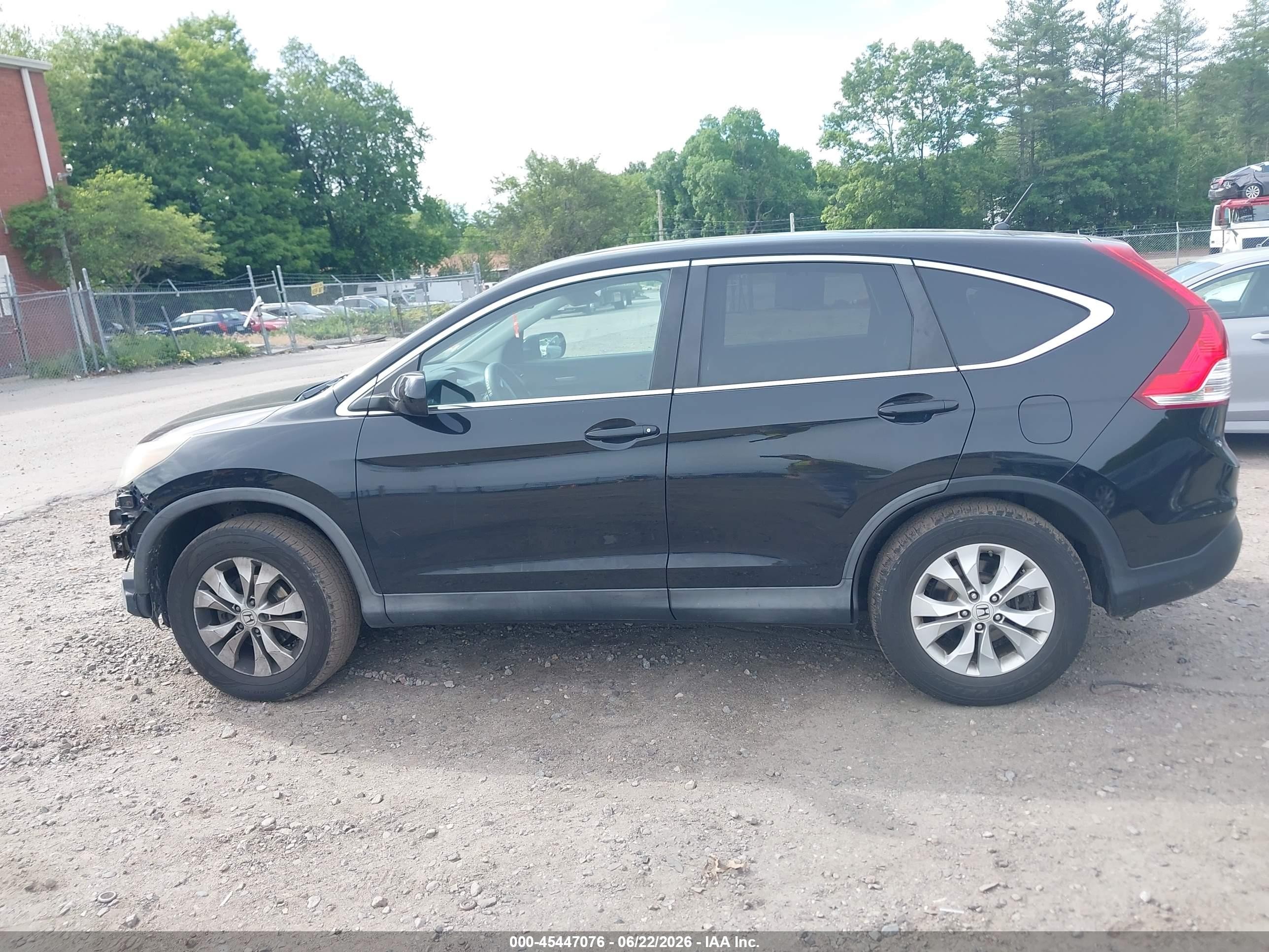 2013 Honda Cr-v Ex Черный vin: 2HKRM4H56DH630990