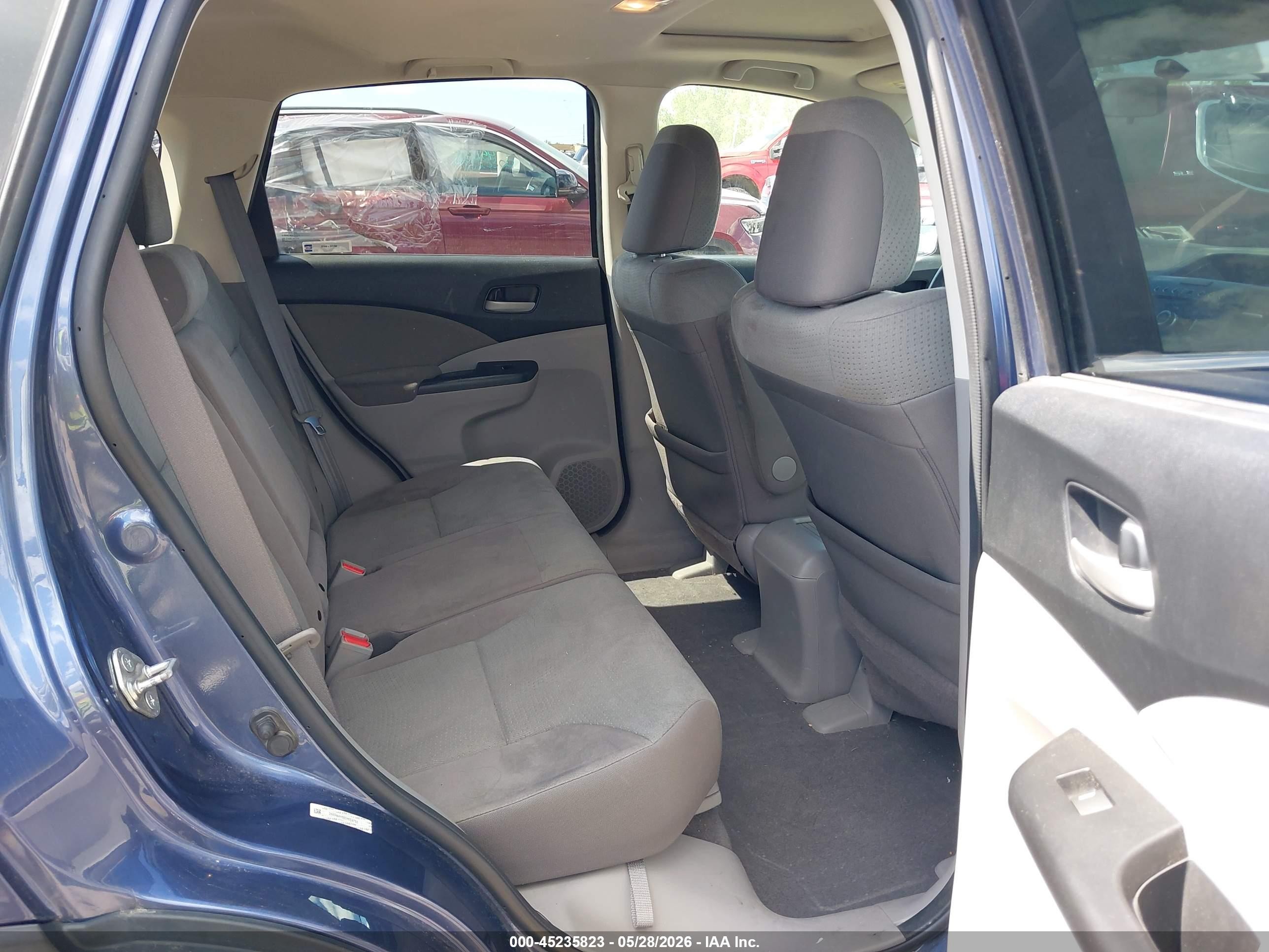 2013 Honda Cr-v Ex Blue vin: 2HKRM4H56DH634750