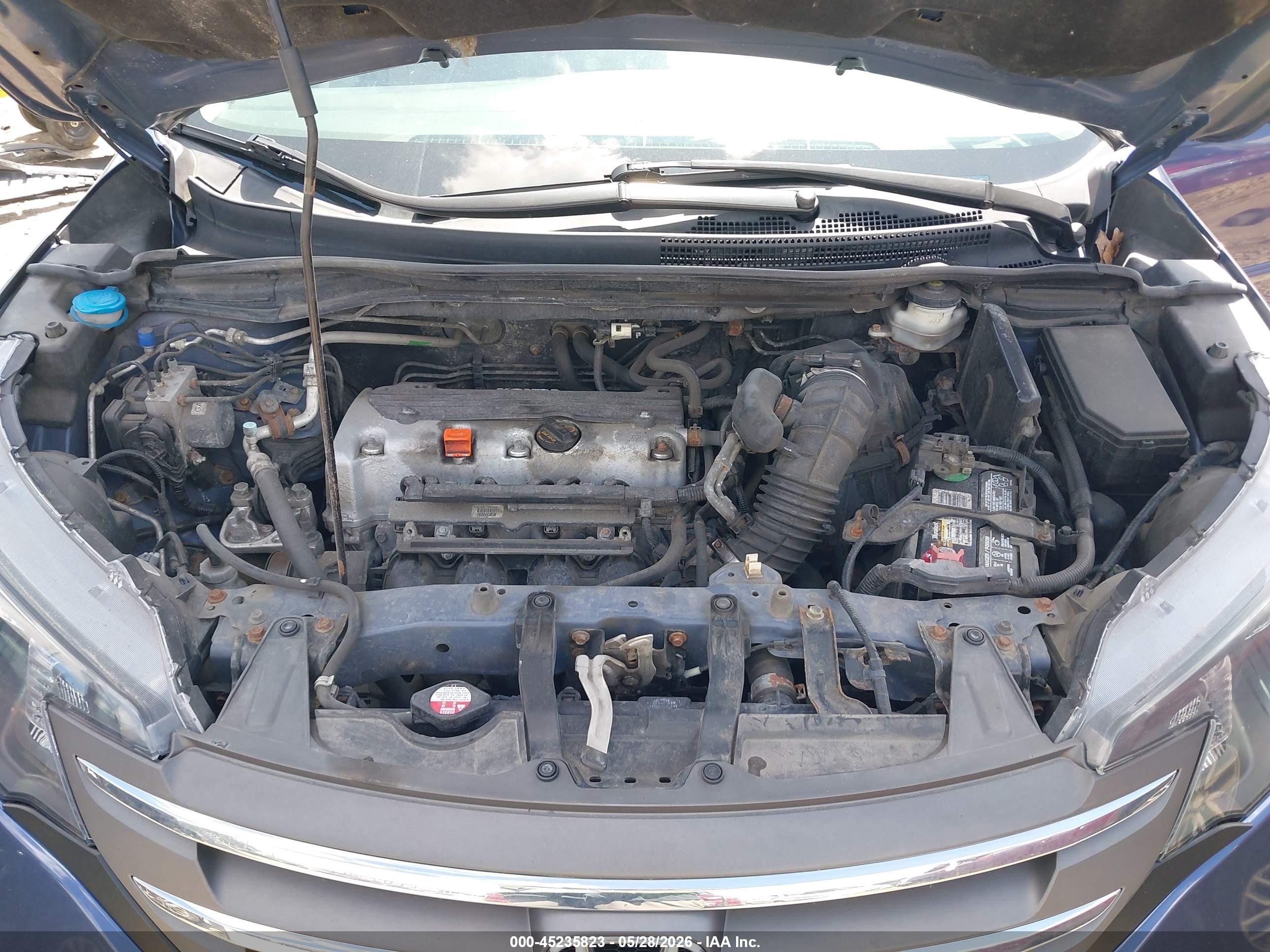 2013 Honda Cr-v Ex Blue vin: 2HKRM4H56DH634750